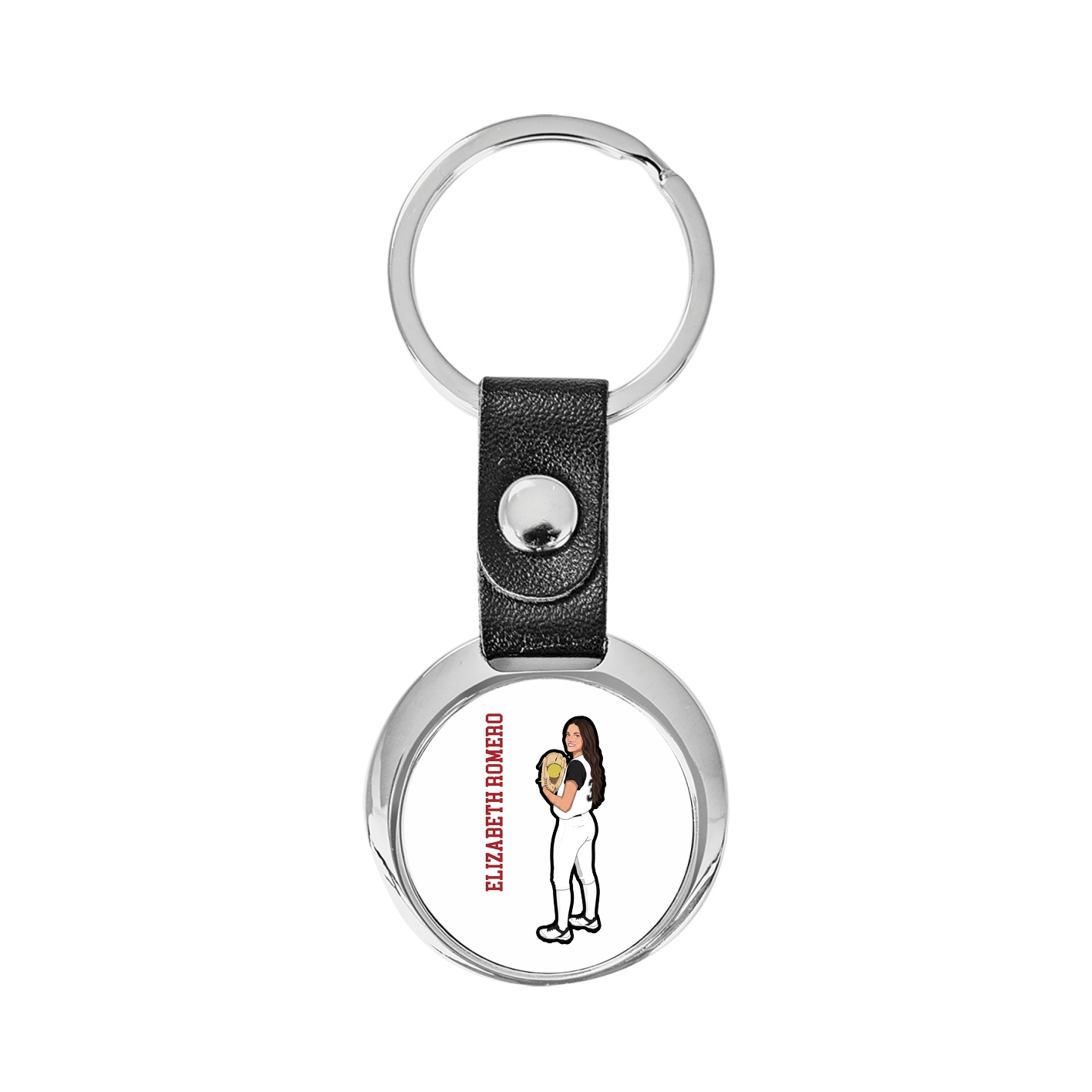 Key Chain — Name Vertical in Classic