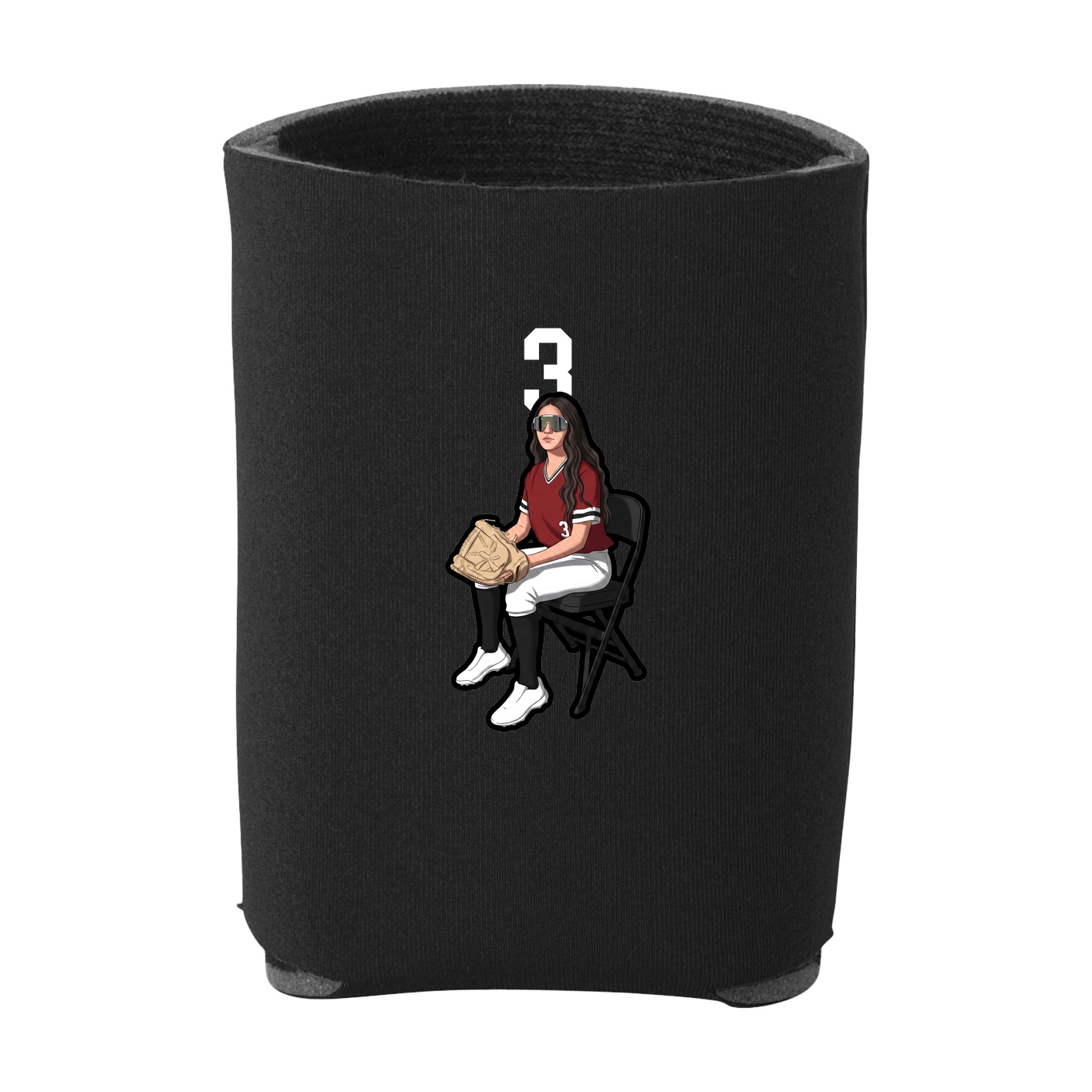Can Holder — Number Top in Black