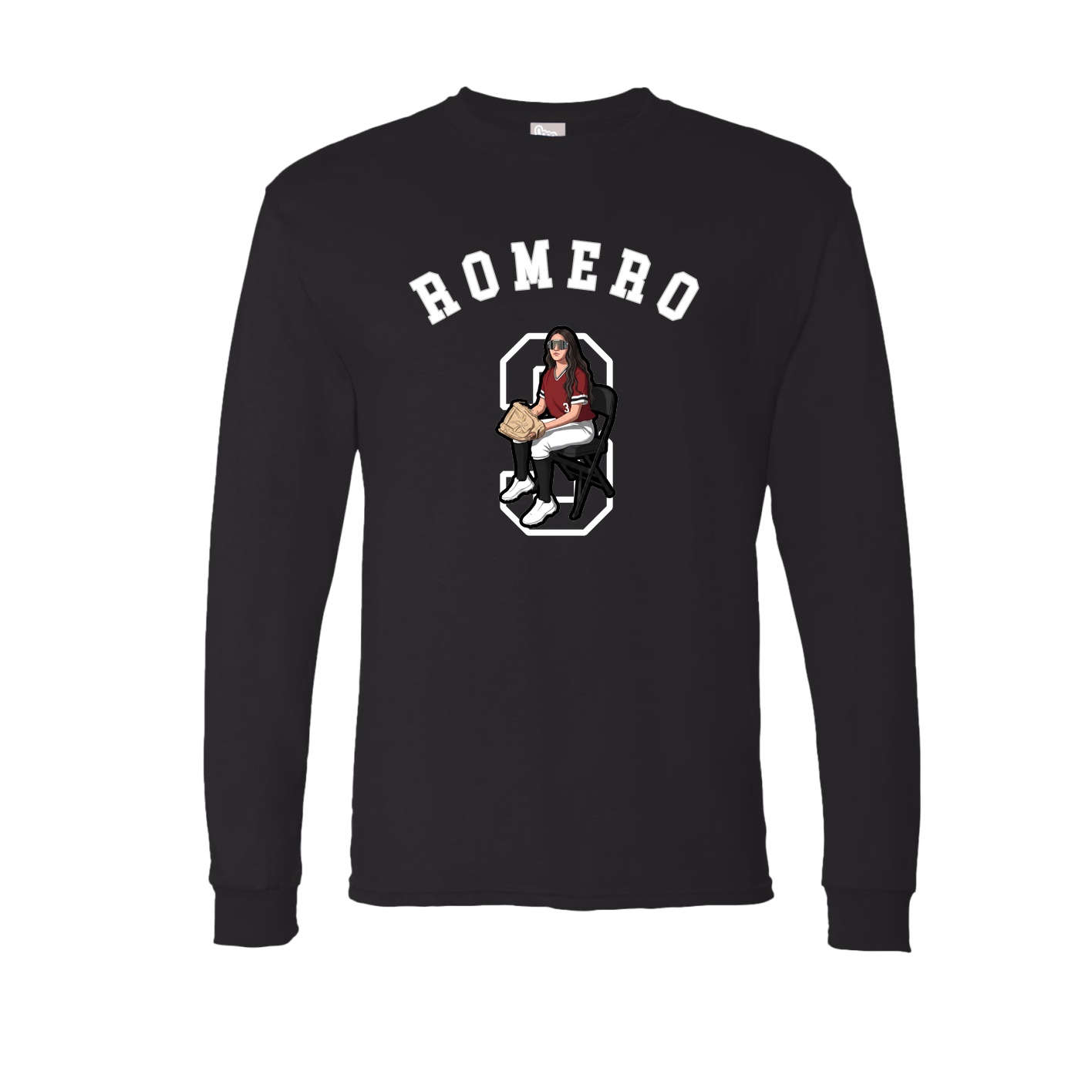 Long Sleeve Tee — Shirsey Arch in Black