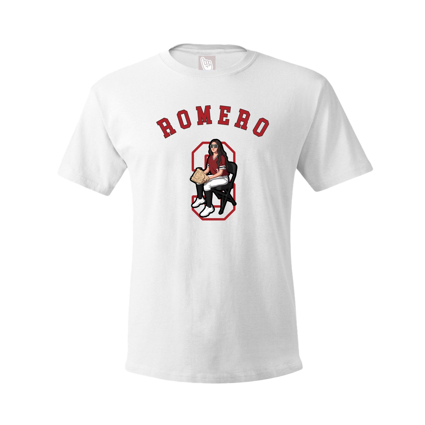 Youth Tee — Shirsey Arch in White
