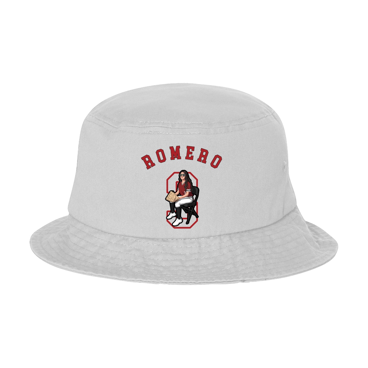 Bucket Cap — Shirsey Arch in White