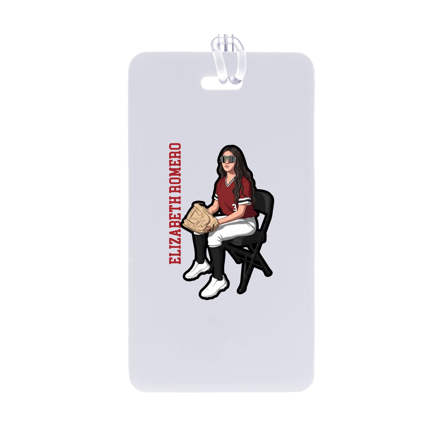 Bag Tag — Name Vertical in Classic