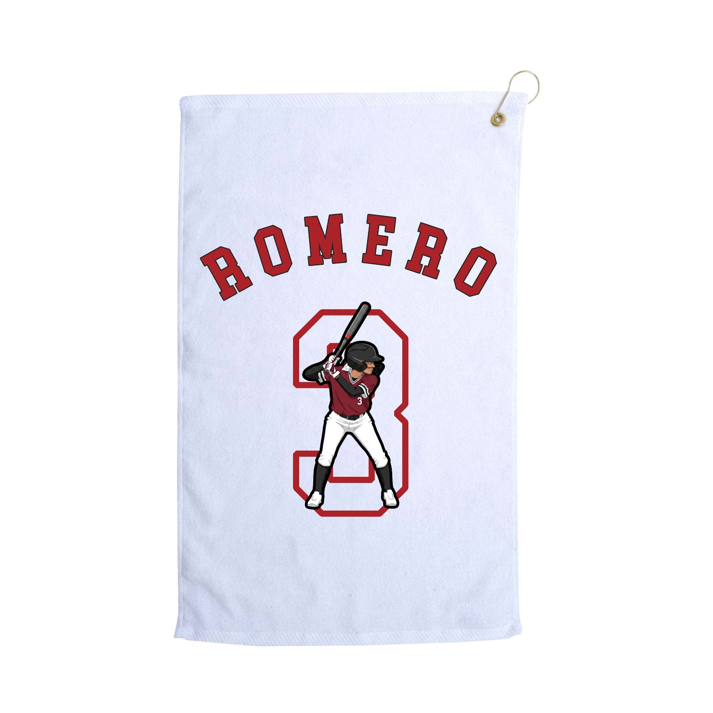 Golf Towel — Shirsey Arch in White