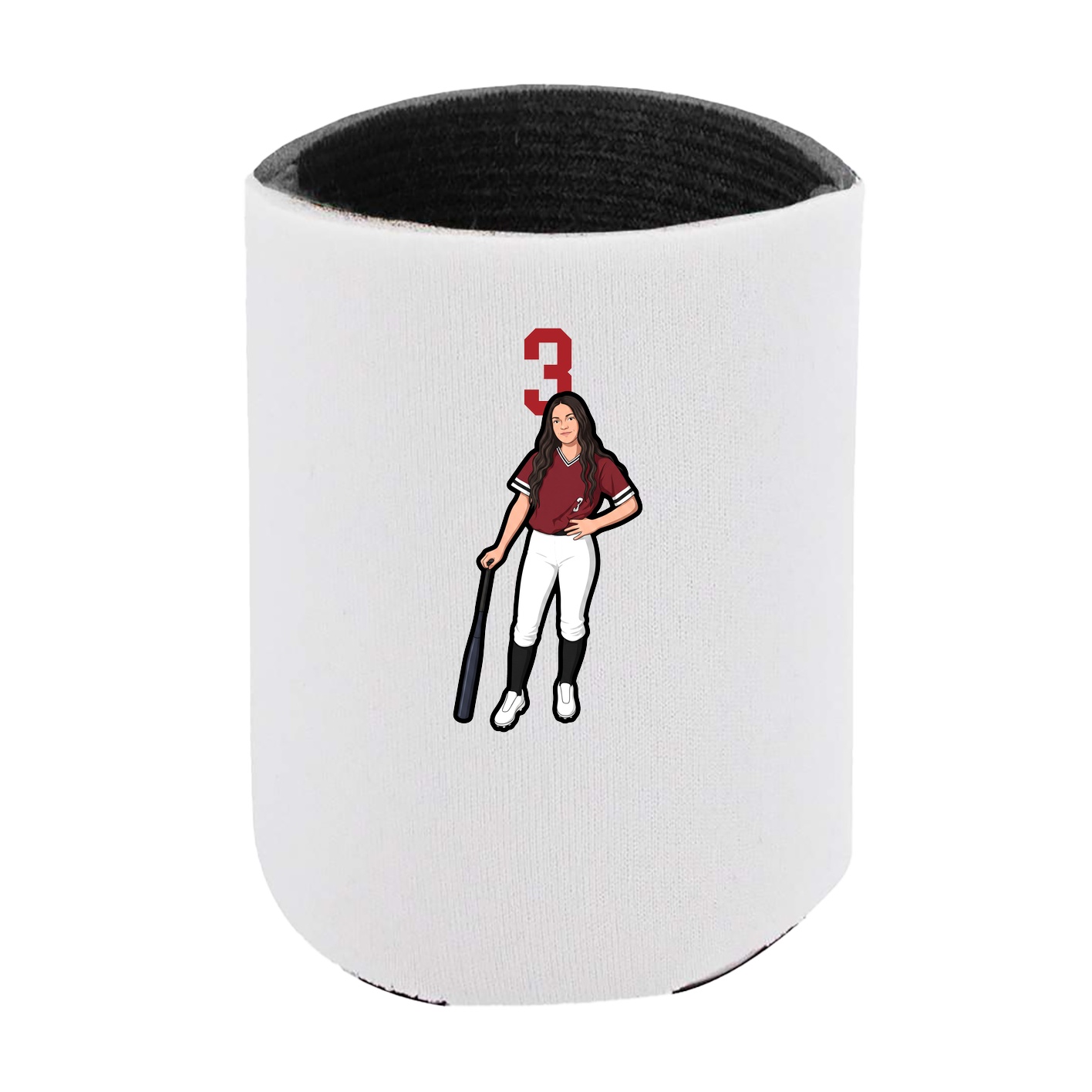 Can Holder — Number Top in White