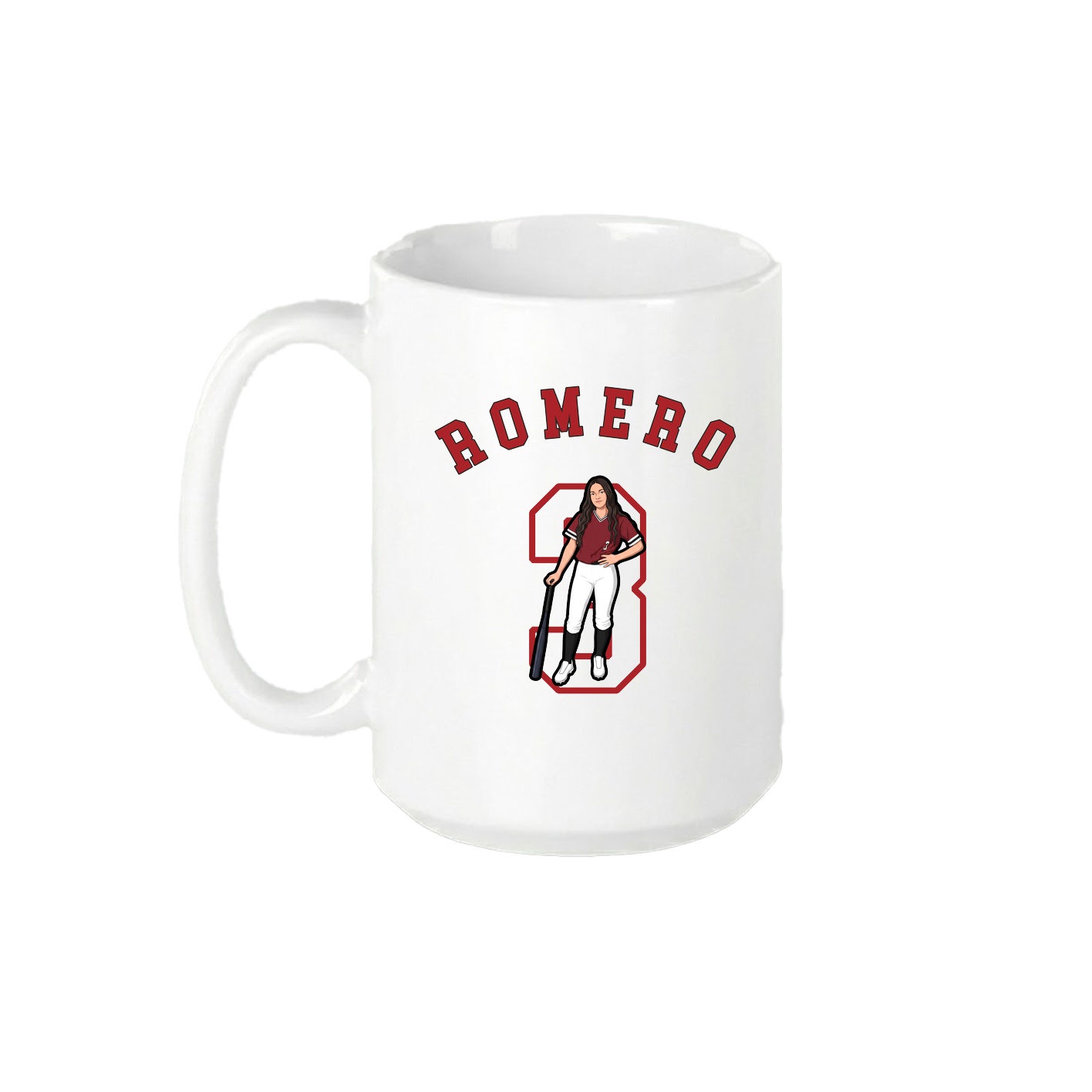 15oz Coffee Mug — Shirsey Arch in White