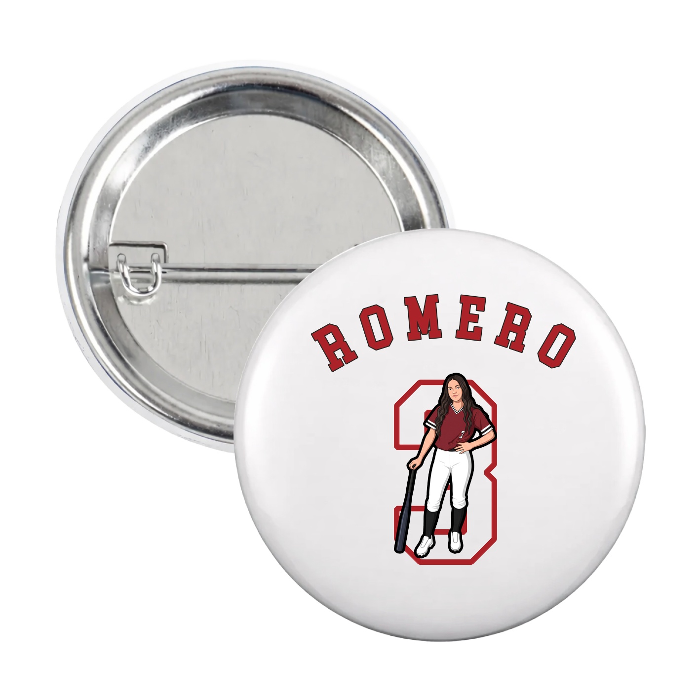Game Day Button — Shirsey Arch in White