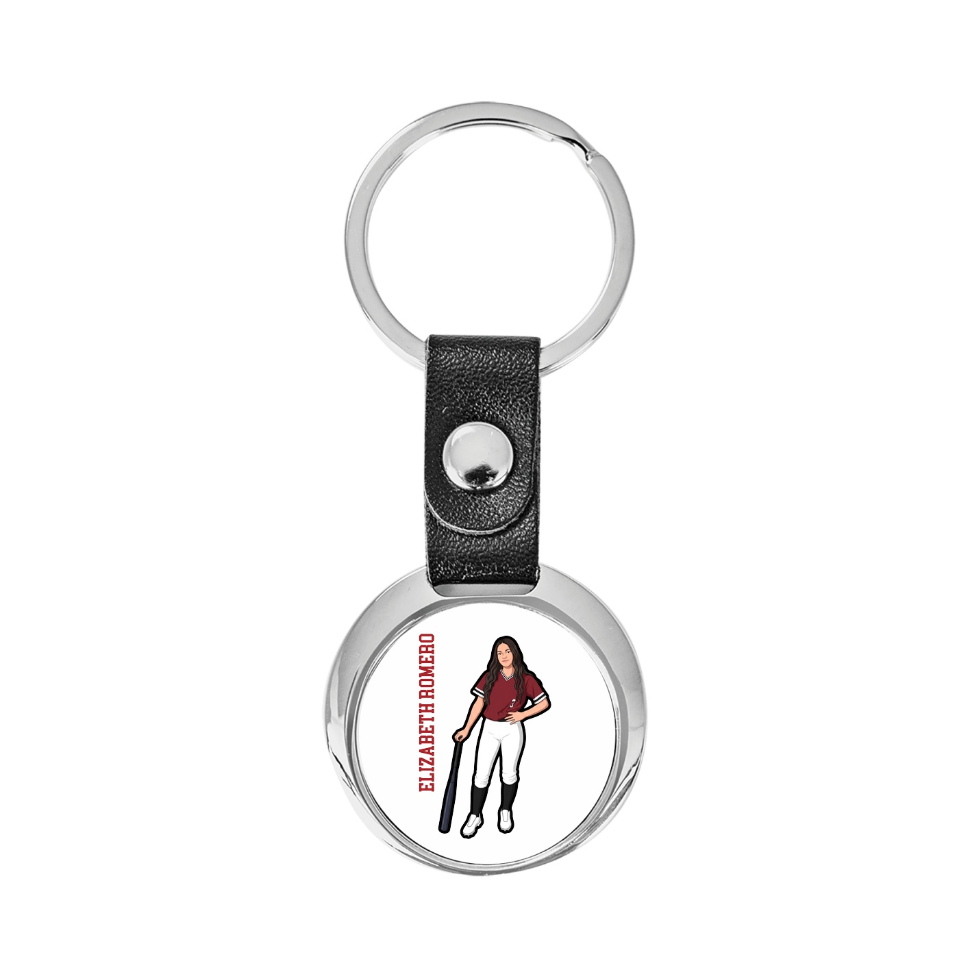 Key Chain — Name Vertical in Classic