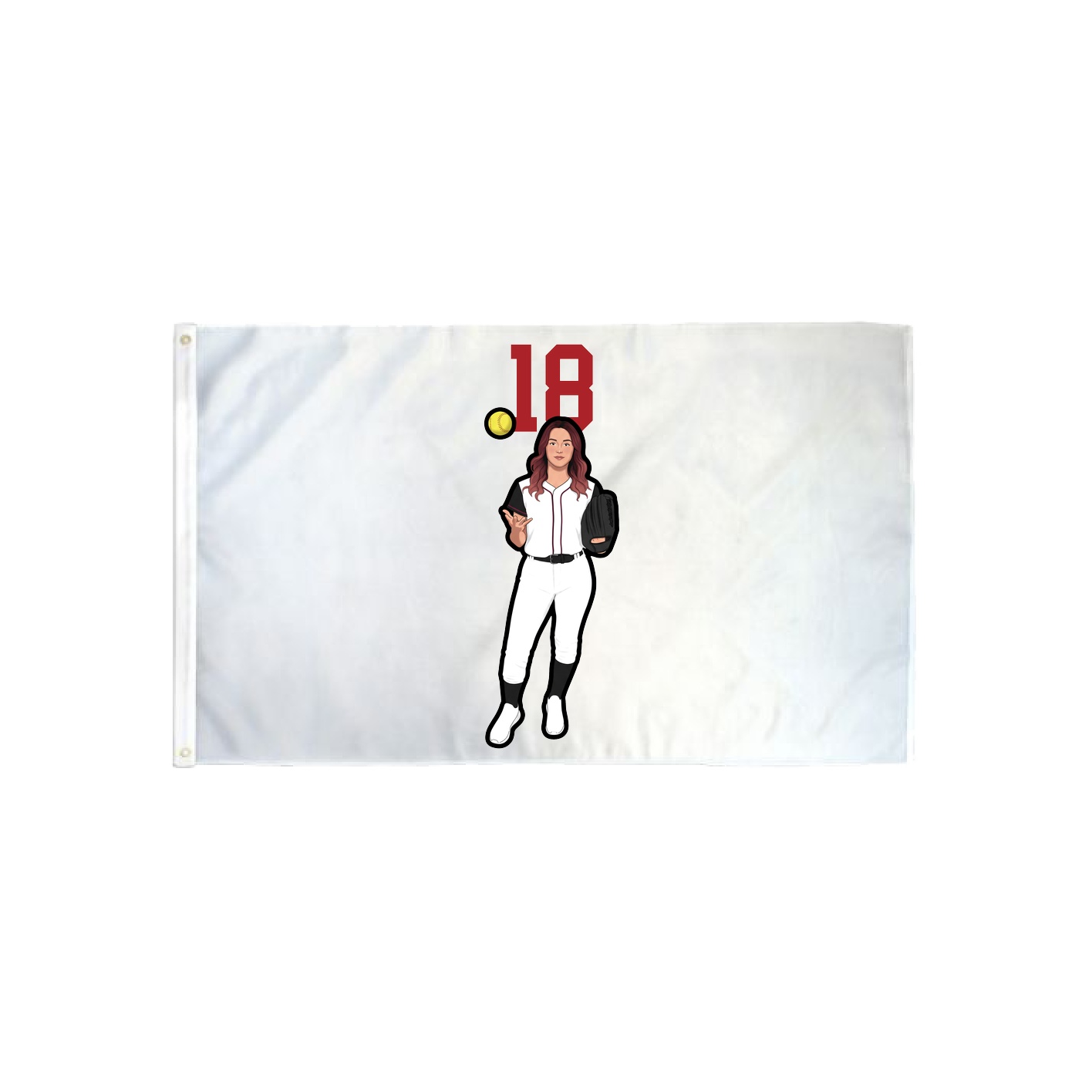 3x5 Flag — Number Top in Classic