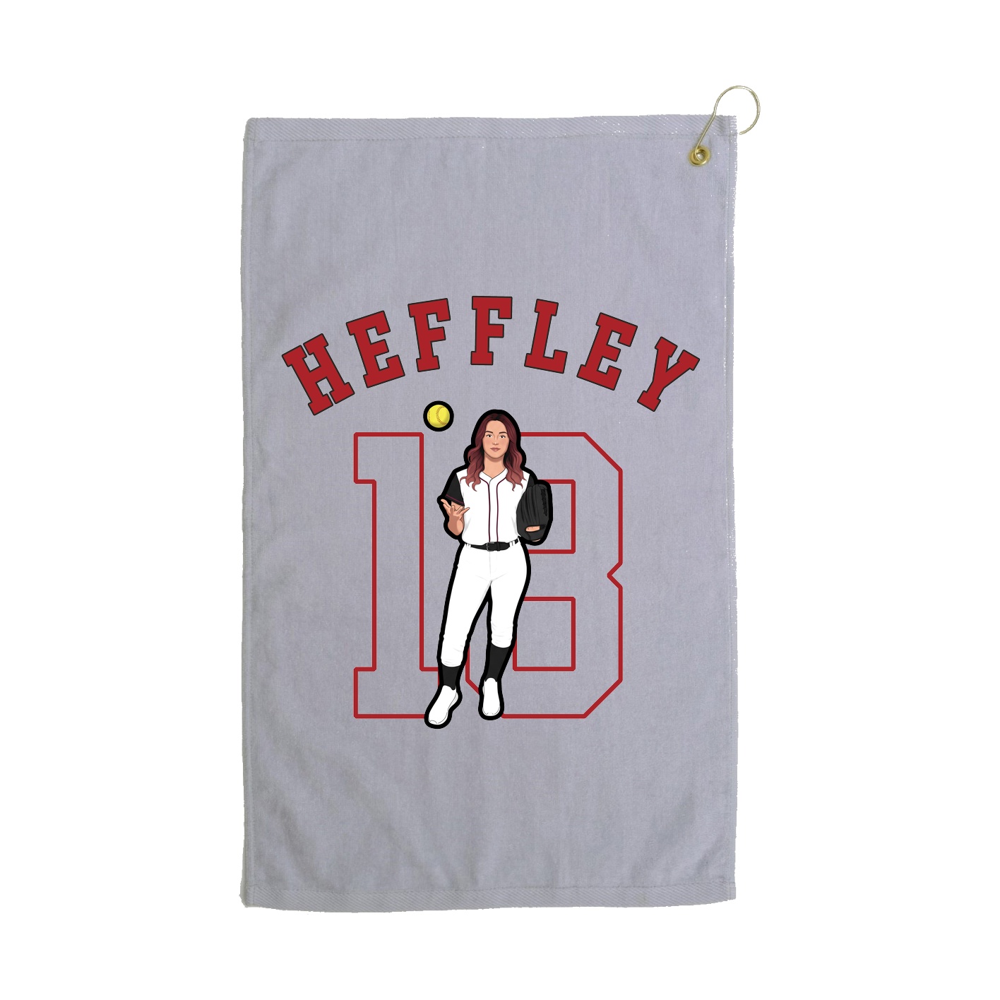 Golf Towel — Shirsey Arch in Grey