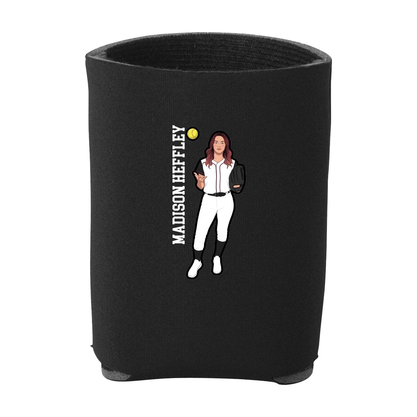 Can Holder — Name Vertical in Black