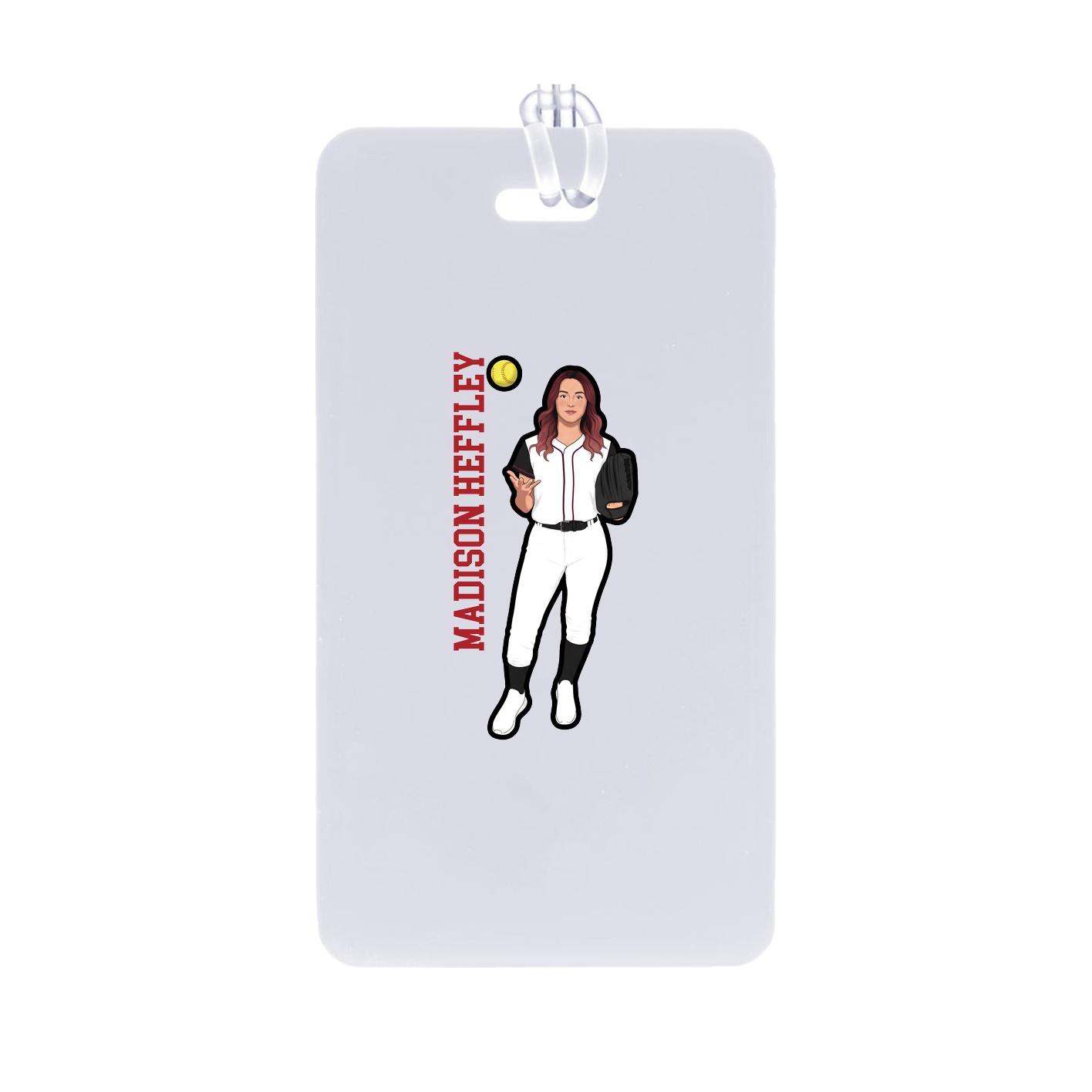 Bag Tag — Name Vertical in Classic