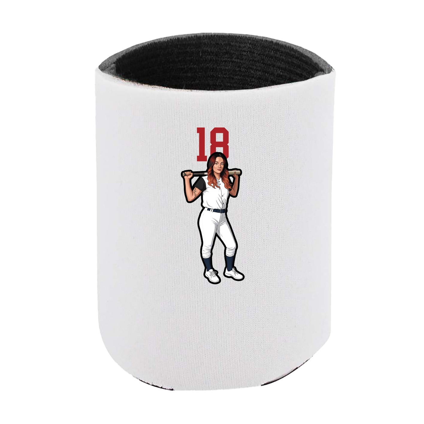 Can Holder — Number Top in White