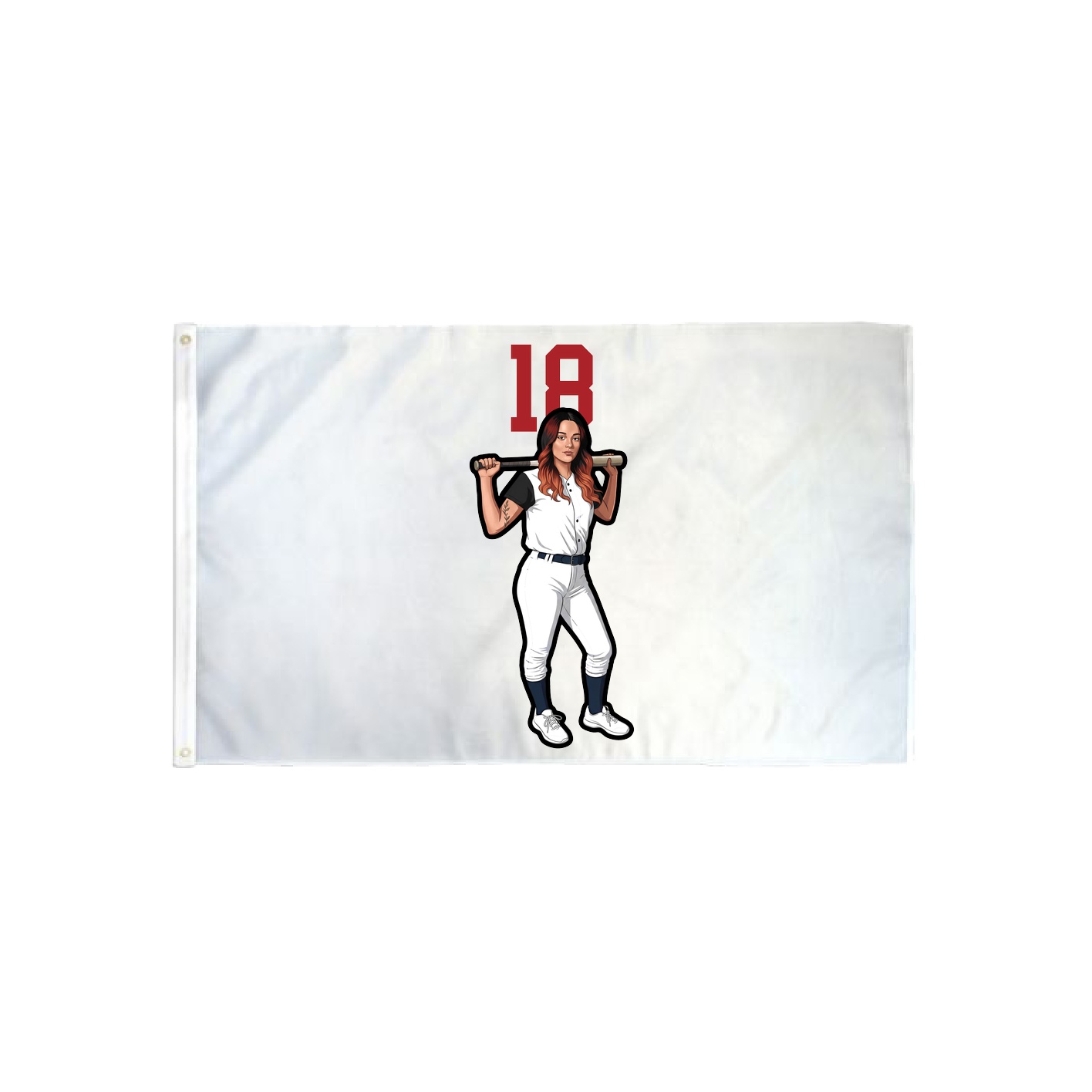 3x5 Flag — Number Top in Classic