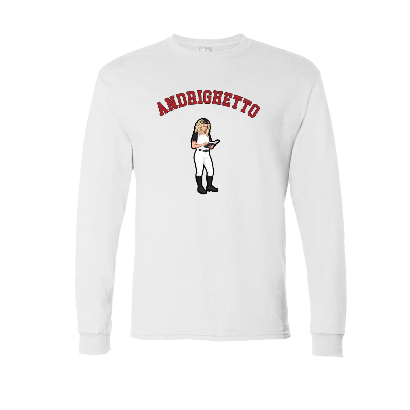 Long Sleeve Tee — Shirsey Arch in White