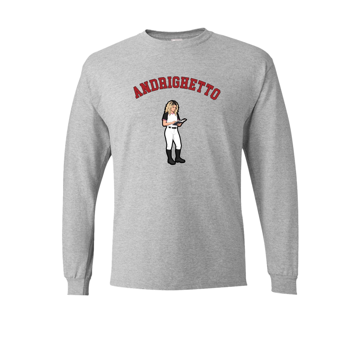 Long Sleeve Tee — Shirsey Arch in Grey