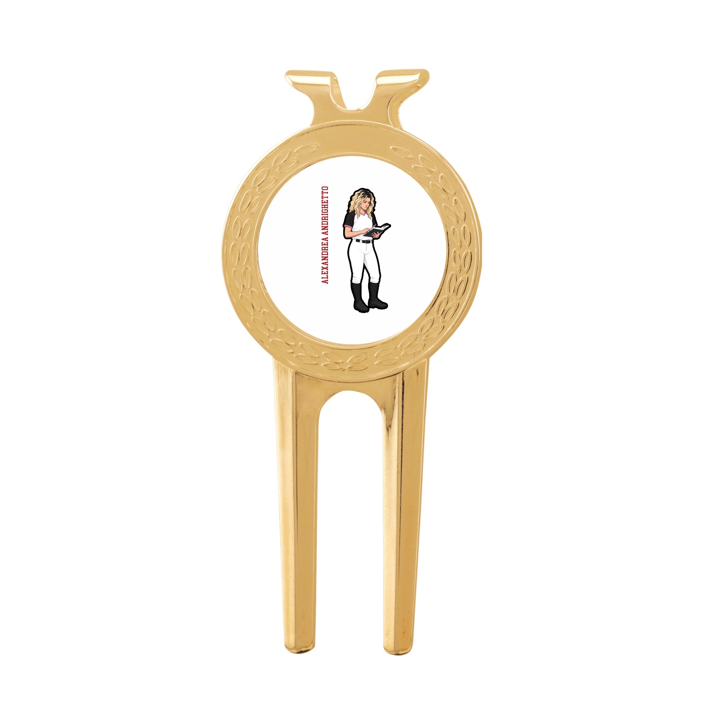 Divot Tool with Ball Marker — Name Vertical in Classic