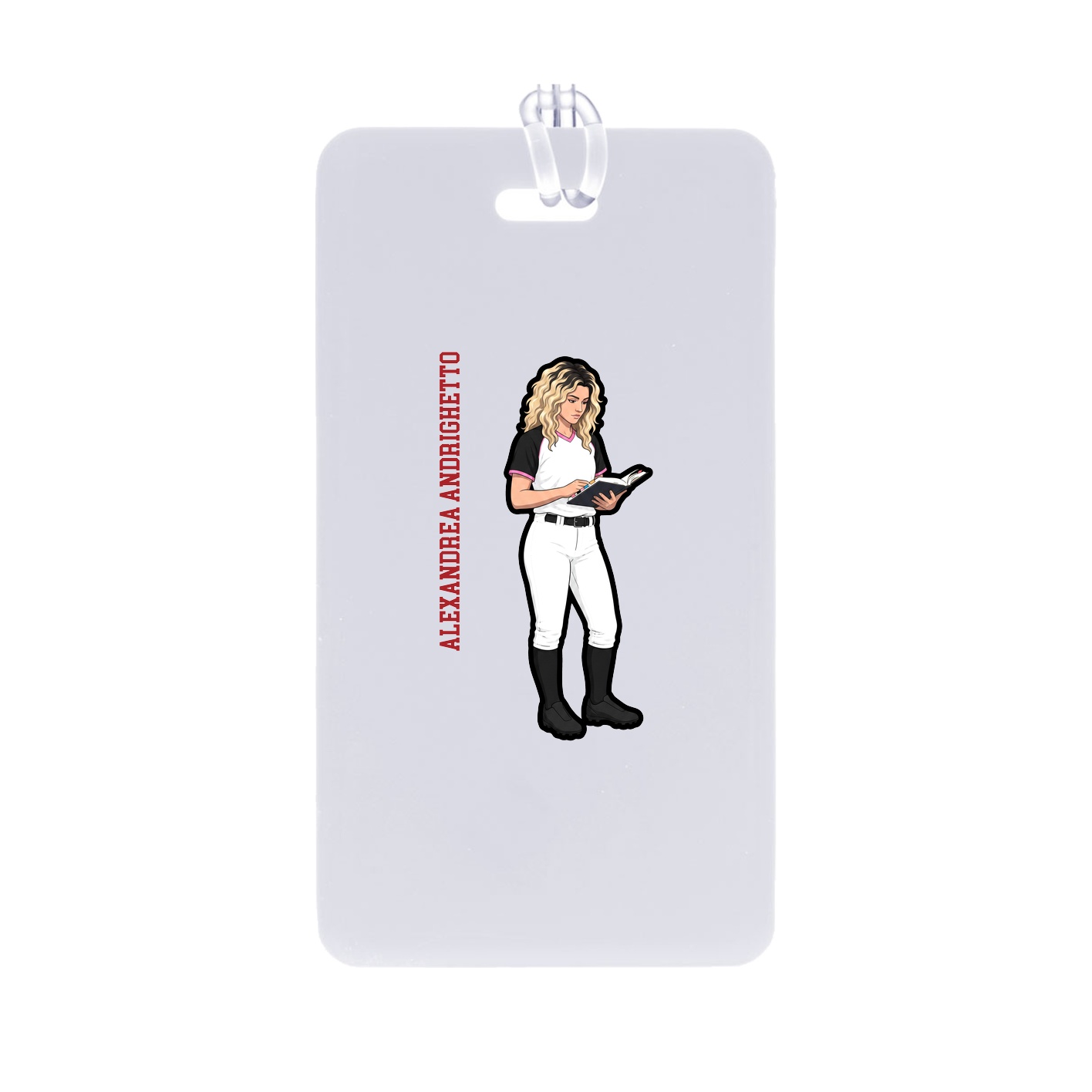 Bag Tag — Name Vertical in Classic