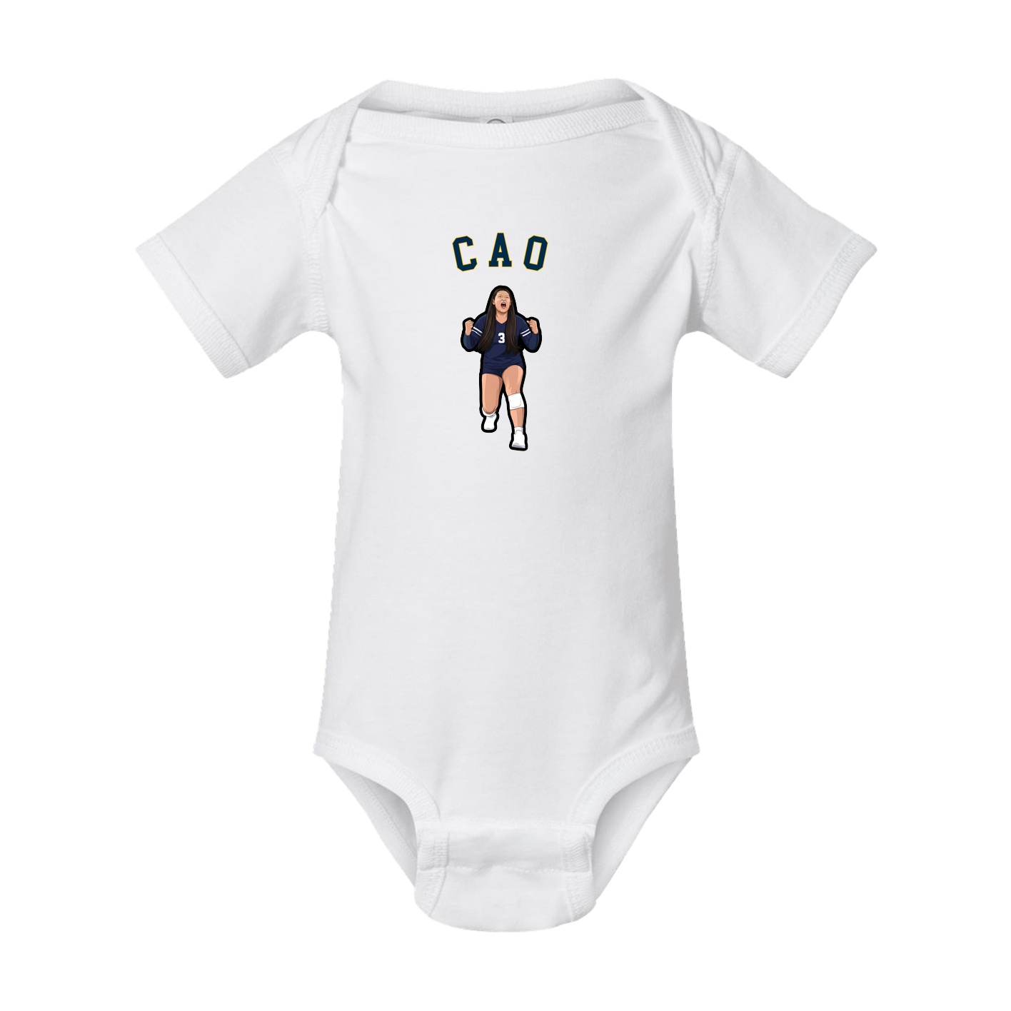 Baby Onesie — Shirsey Arch in White