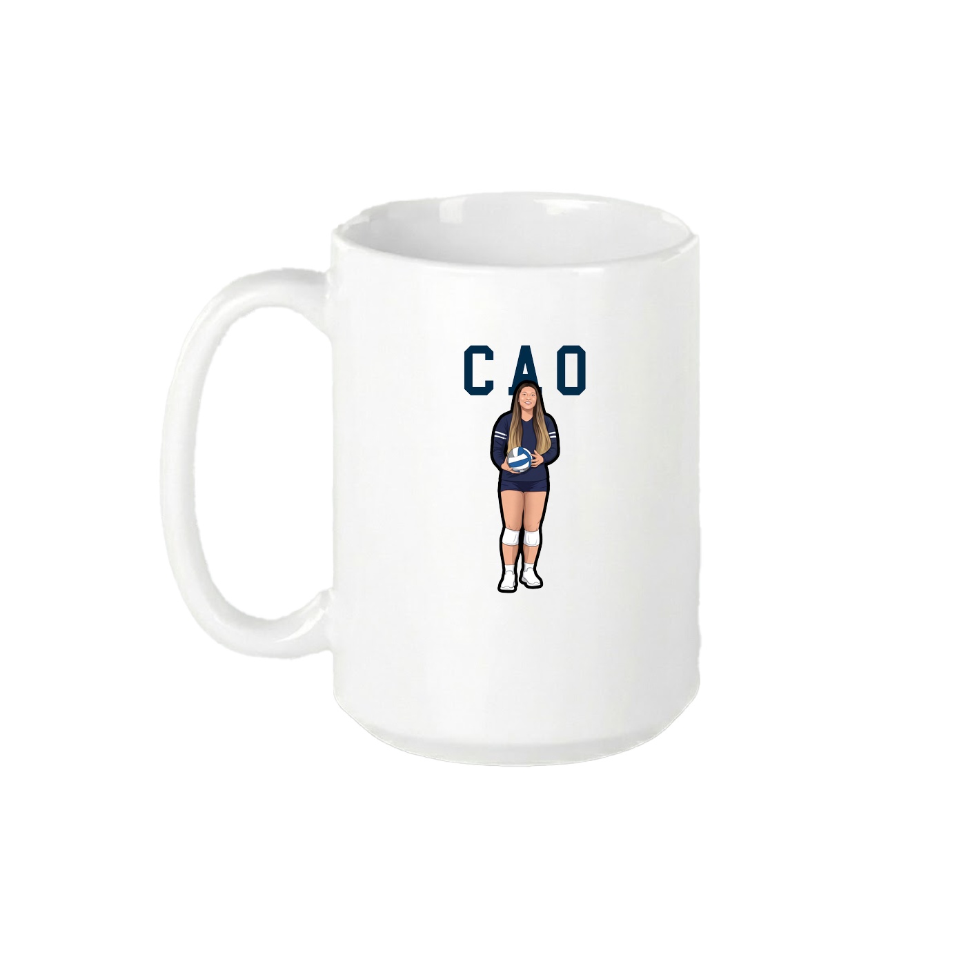 15oz Coffee Mug — Shirsey in White