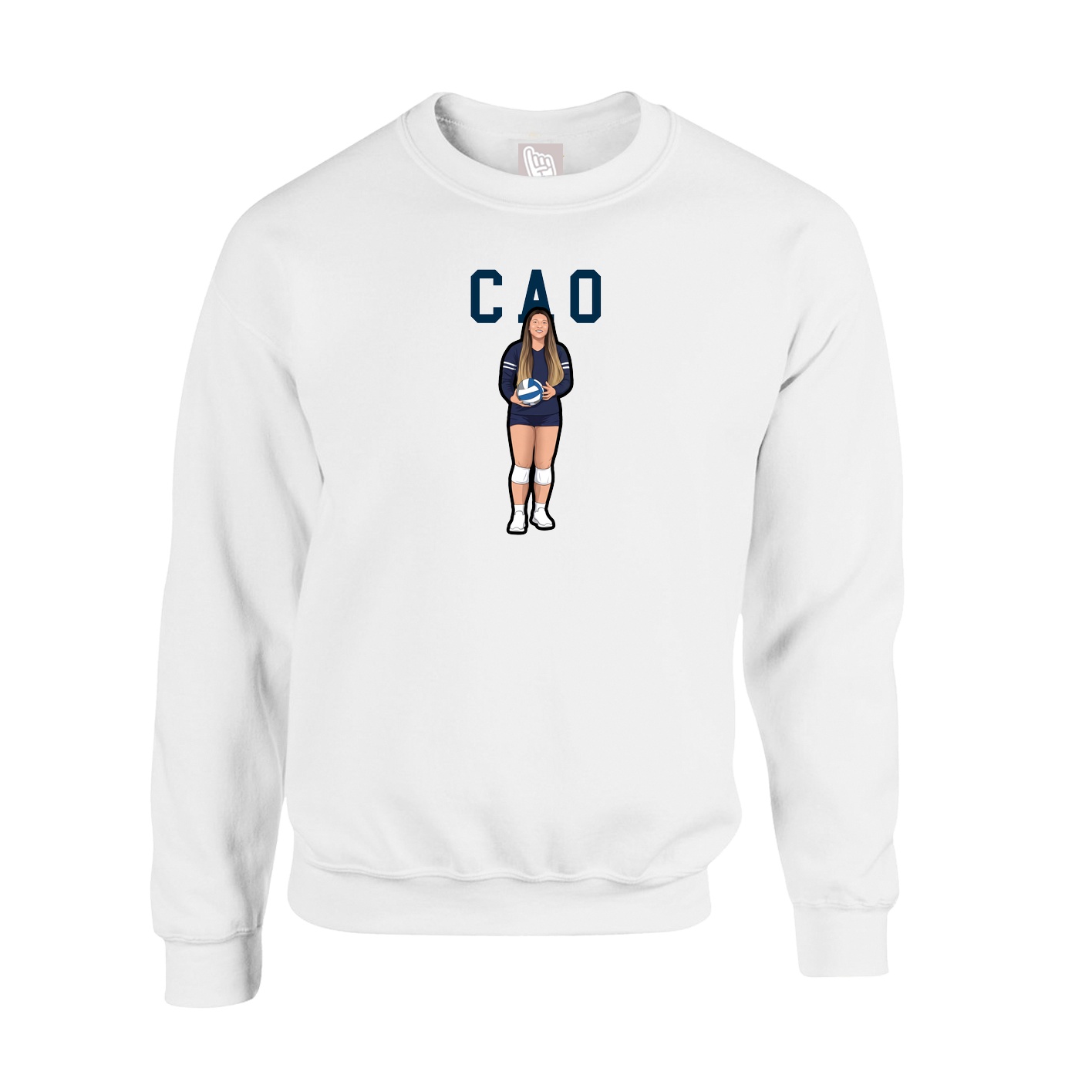 Fleece Crew — Shirsey in White