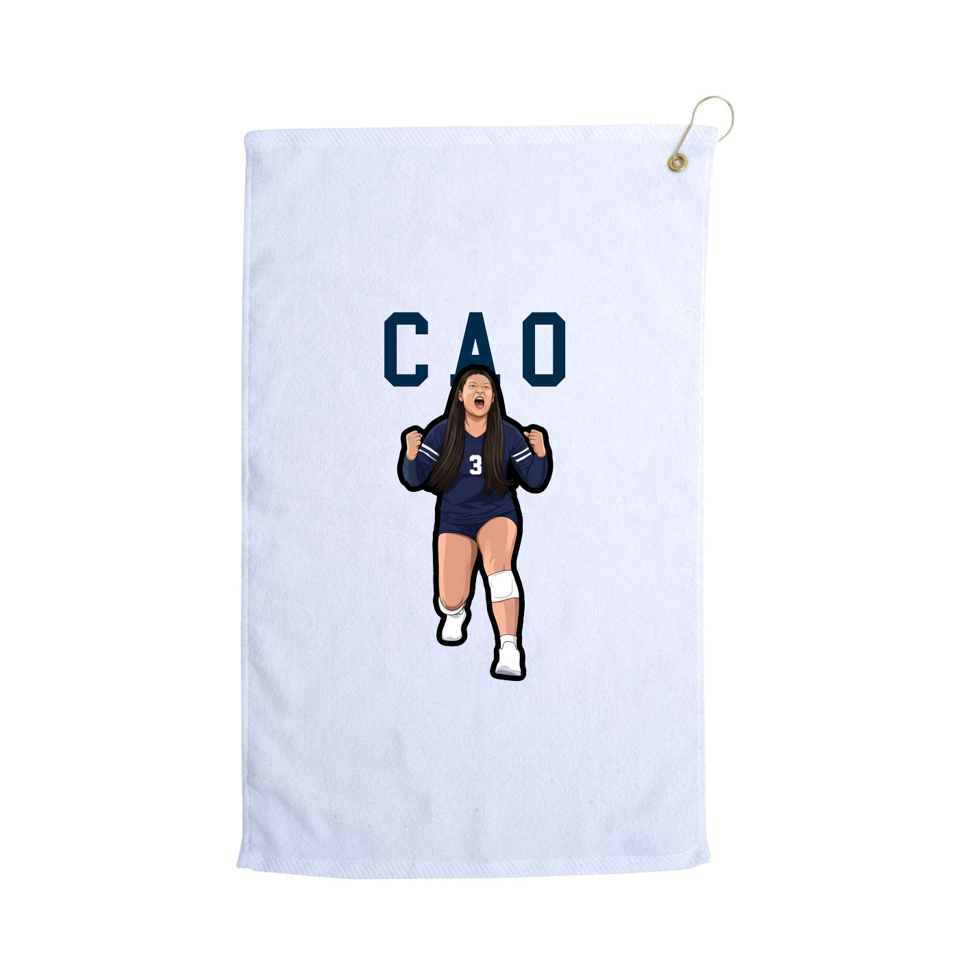 Golf Towel — Shirsey in White