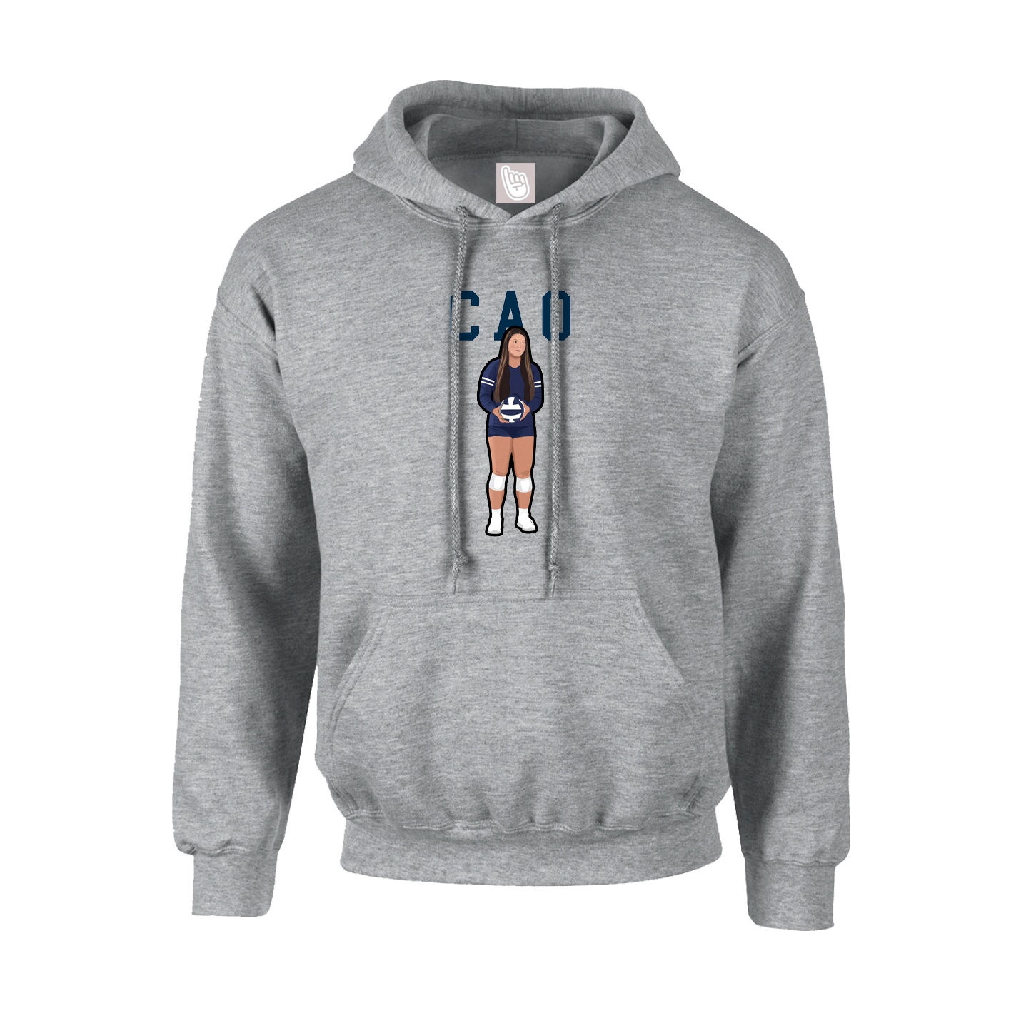 Hoodie — Shirsey in Grey