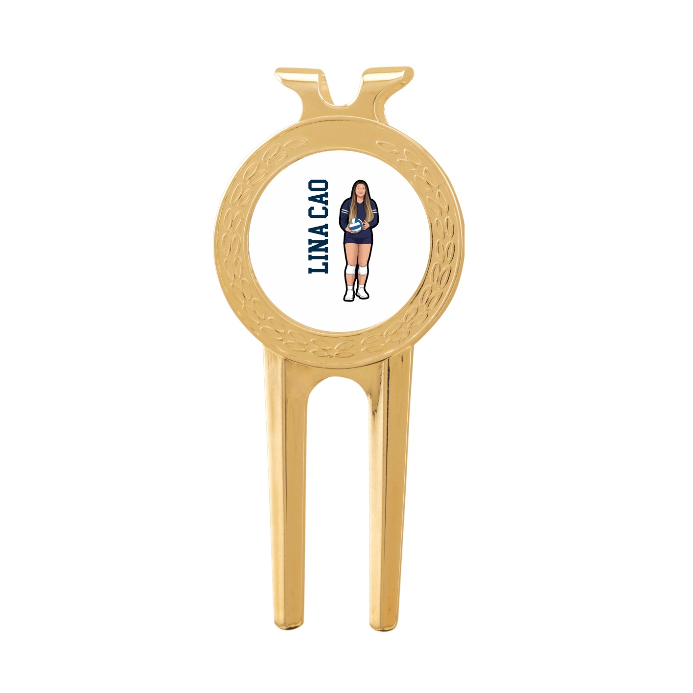 Divot Tool with Ball Marker — Name Vertical in Classic