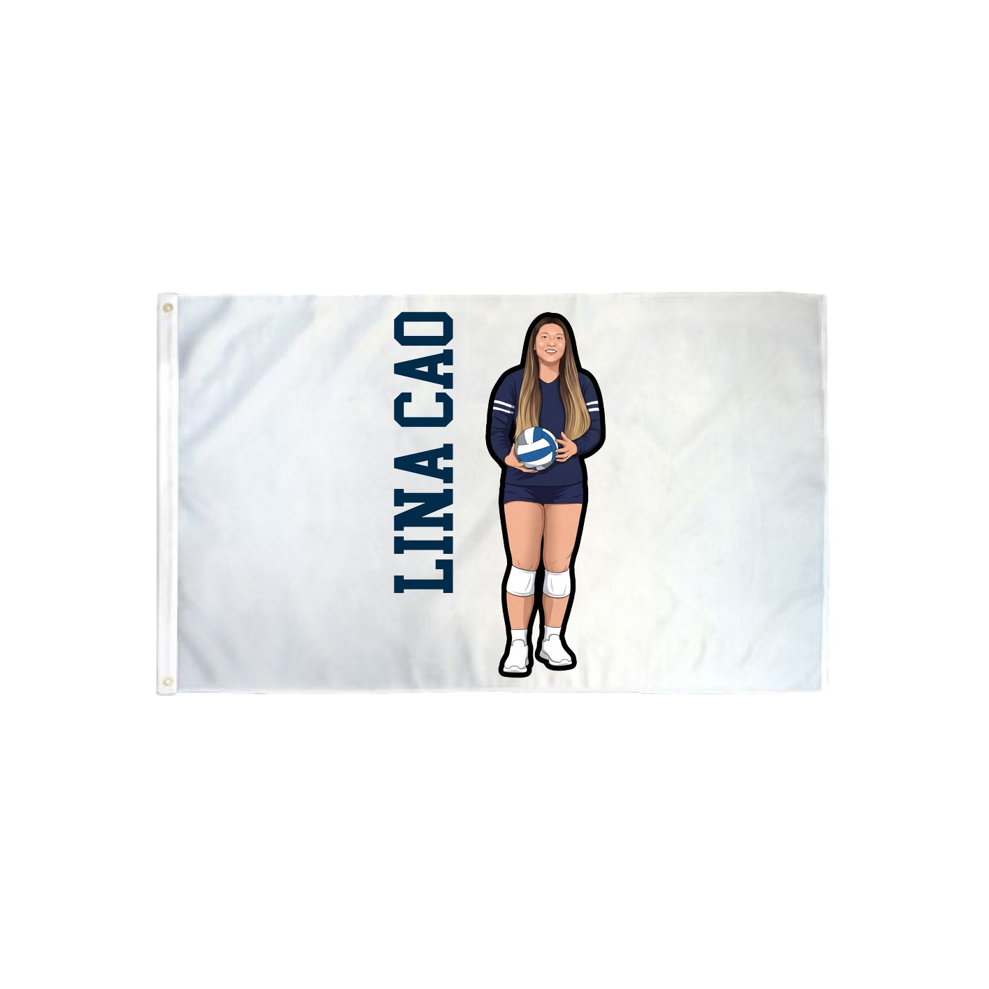 3x5 Flag — Name Vertical in Classic