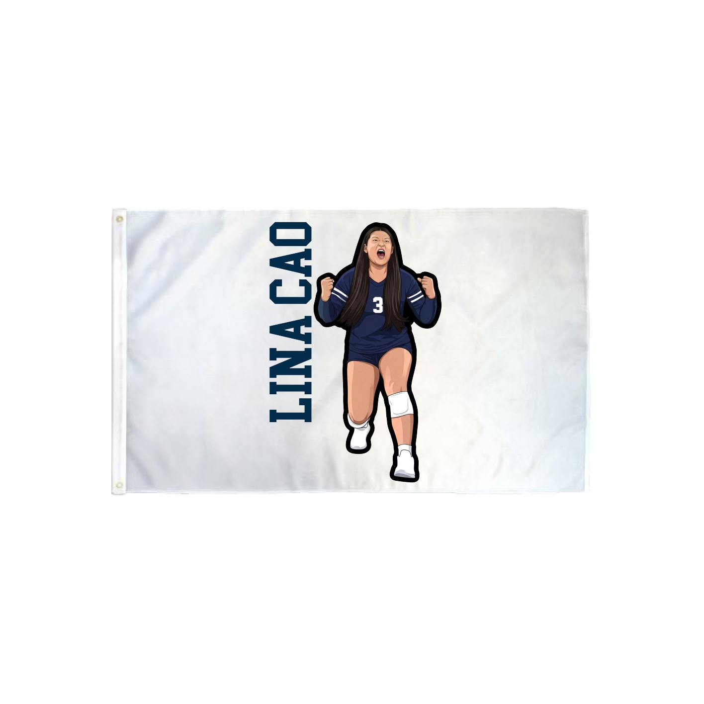 3x5 Flag — Name Vertical in Classic