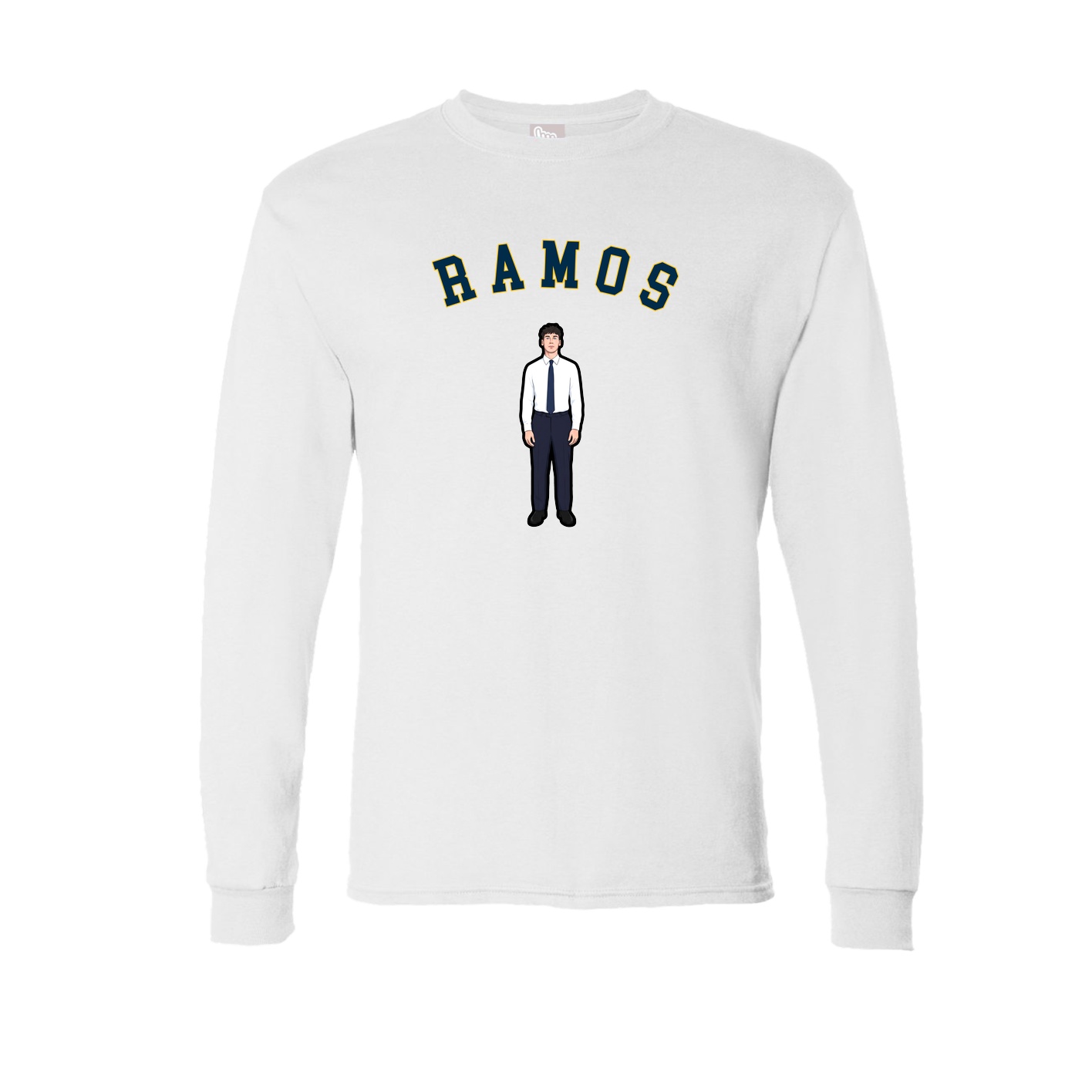 Long Sleeve Tee — Shirsey Arch in White