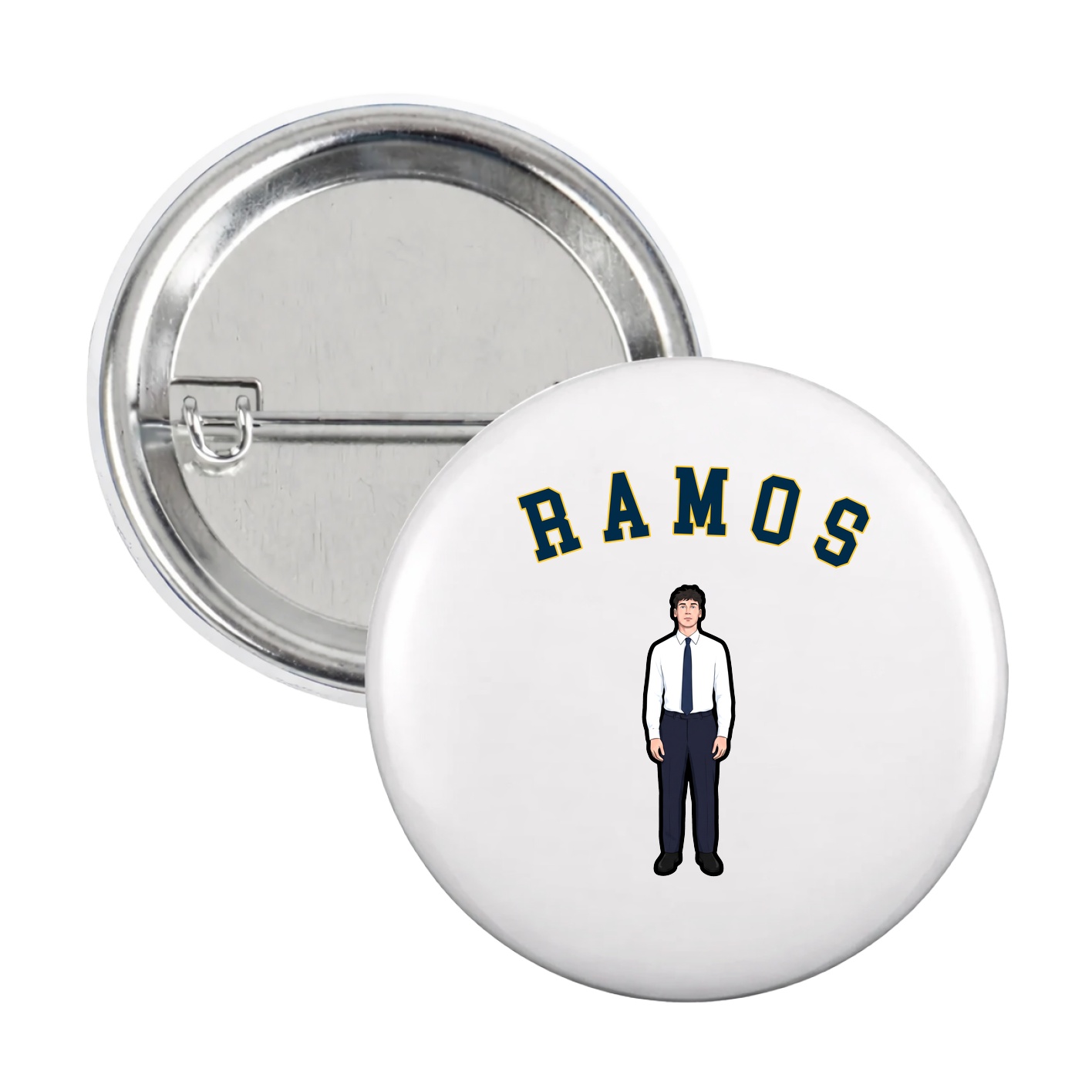 Game Day Button — Shirsey Arch in White