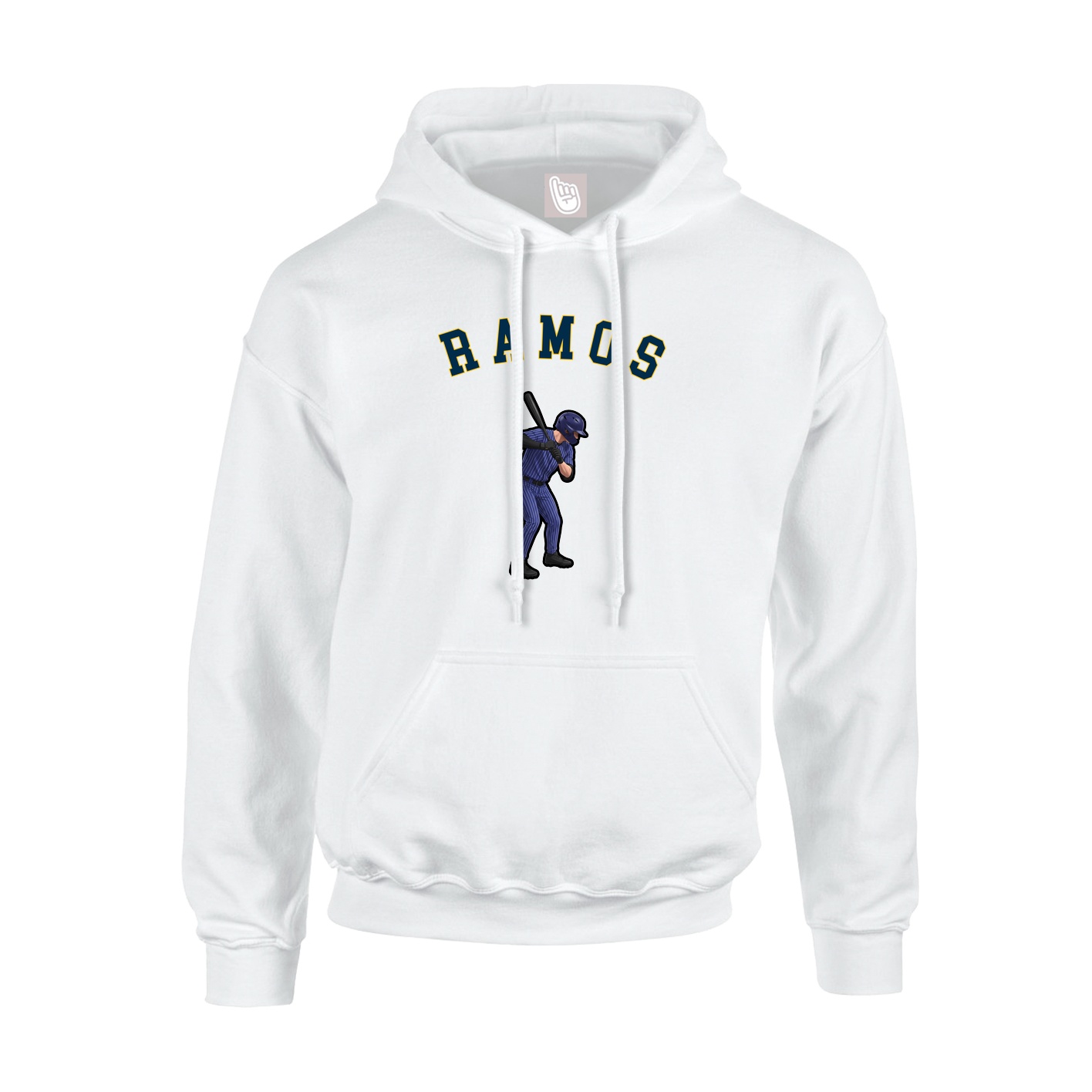 Hoodie — Shirsey Arch in White
