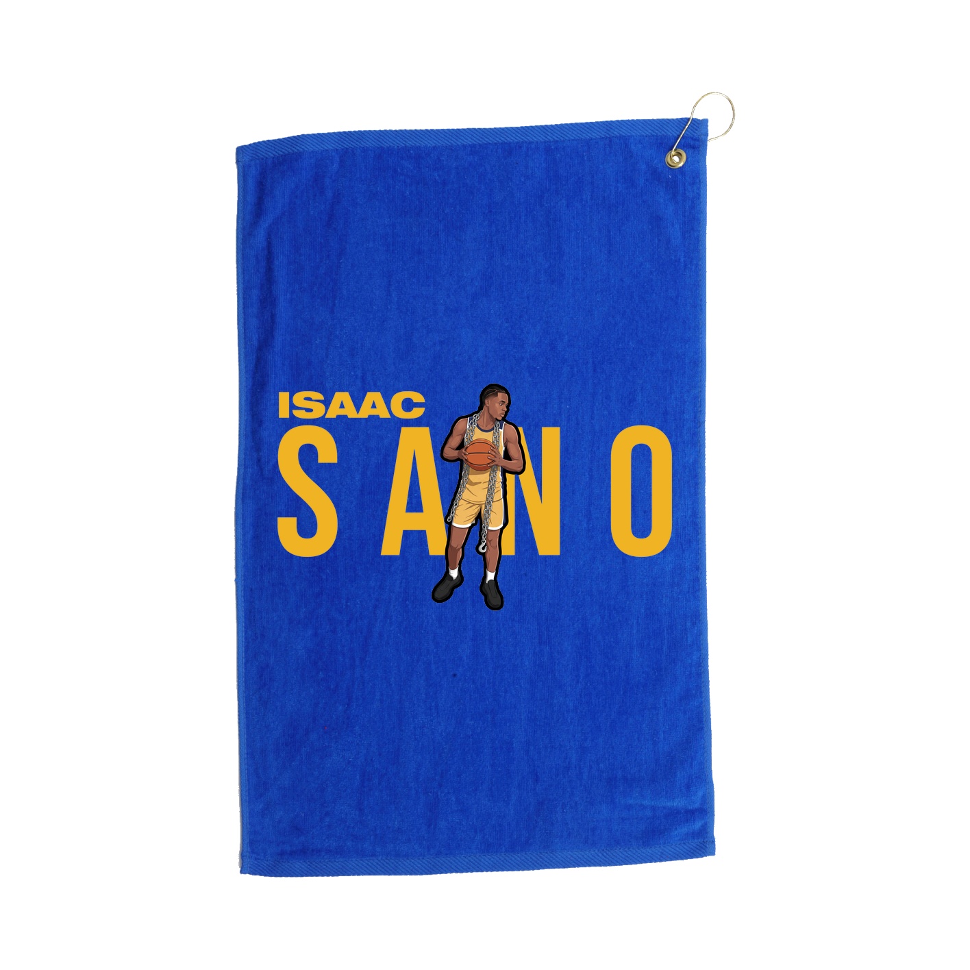 Golf Towel — Player Name in Royal