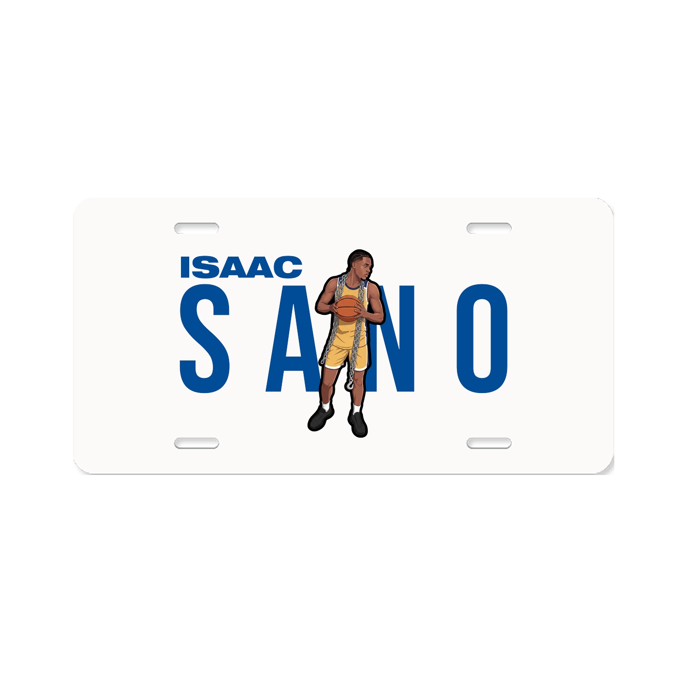 License Plate — Player Name in Classic