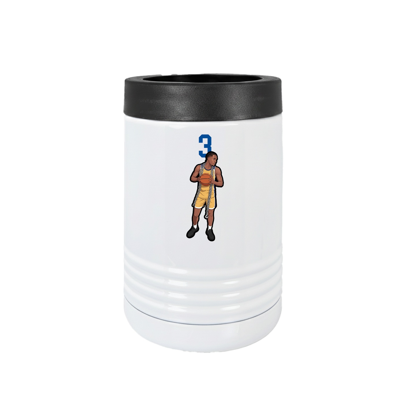 Beverage Holder — Number Top in White