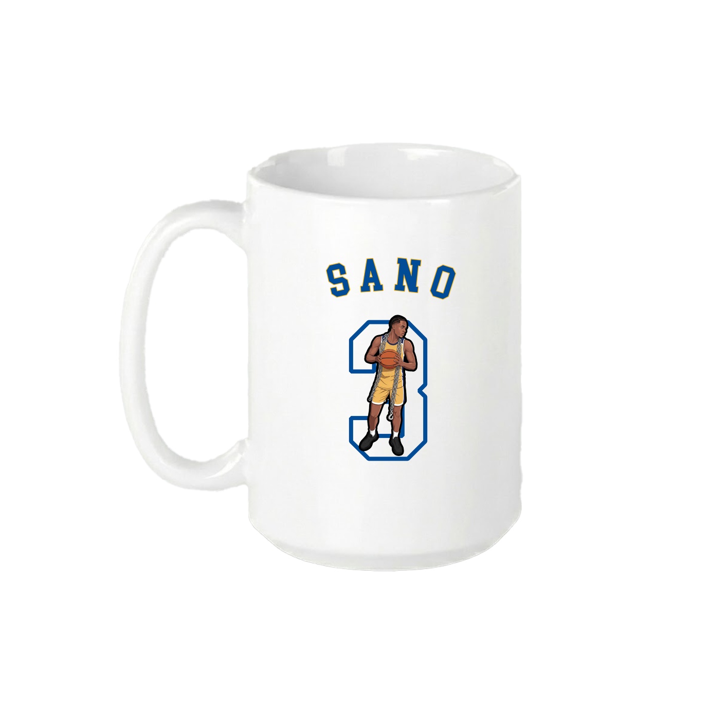 15oz Coffee Mug — Shirsey Arch in White