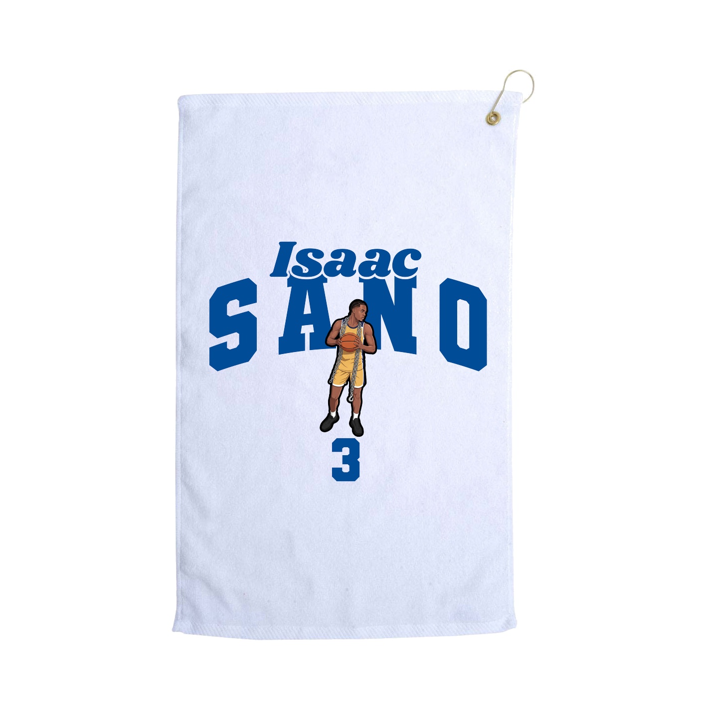 Golf Towel — Signature Arch in White
