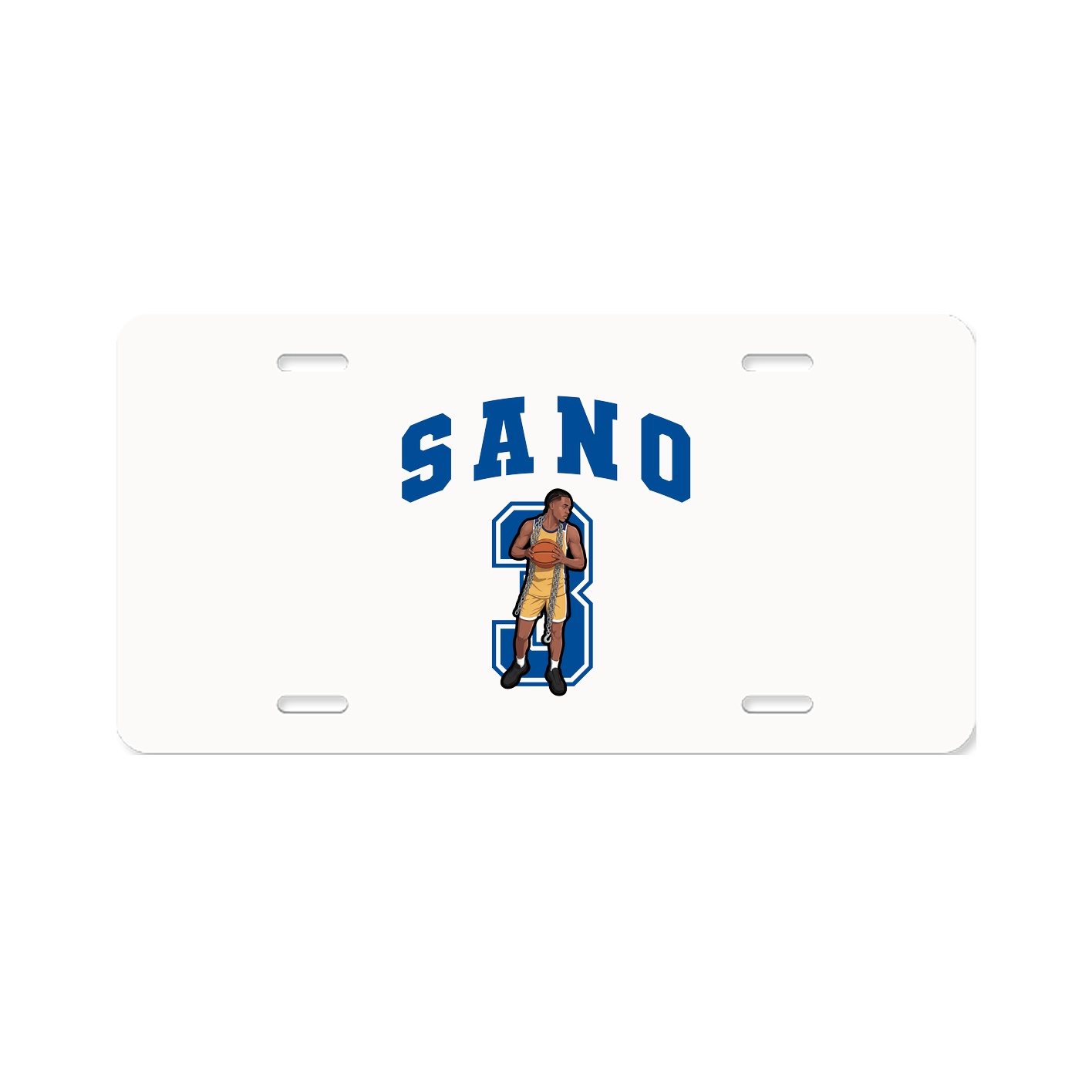 License Plate — Number in Classic