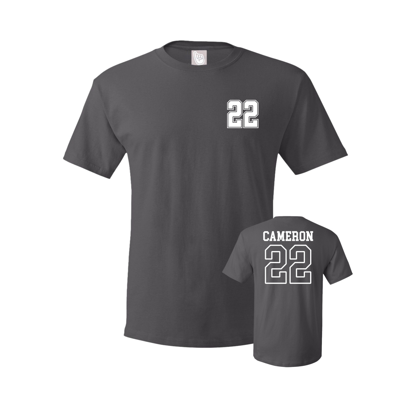 Tee — Chest Back in Grey