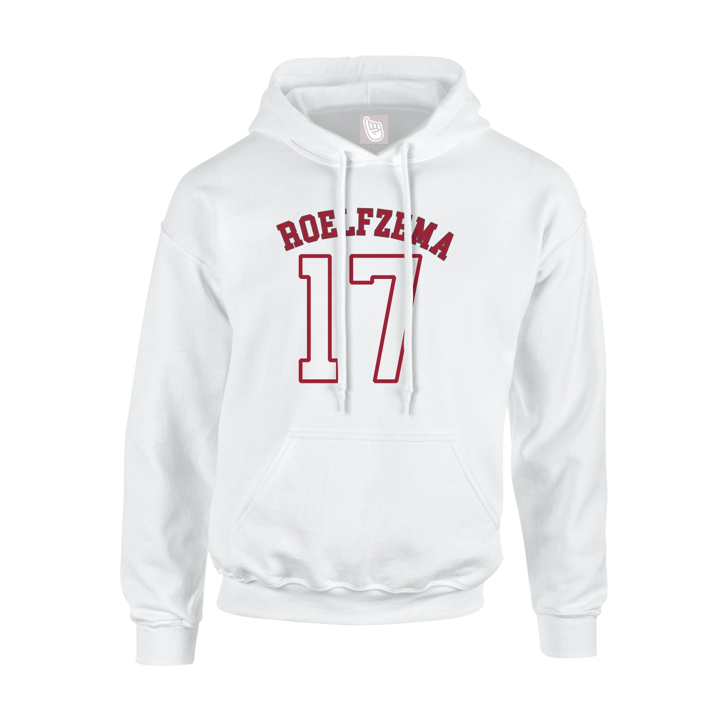 Youth Hoodie — Shirsey Arch in White