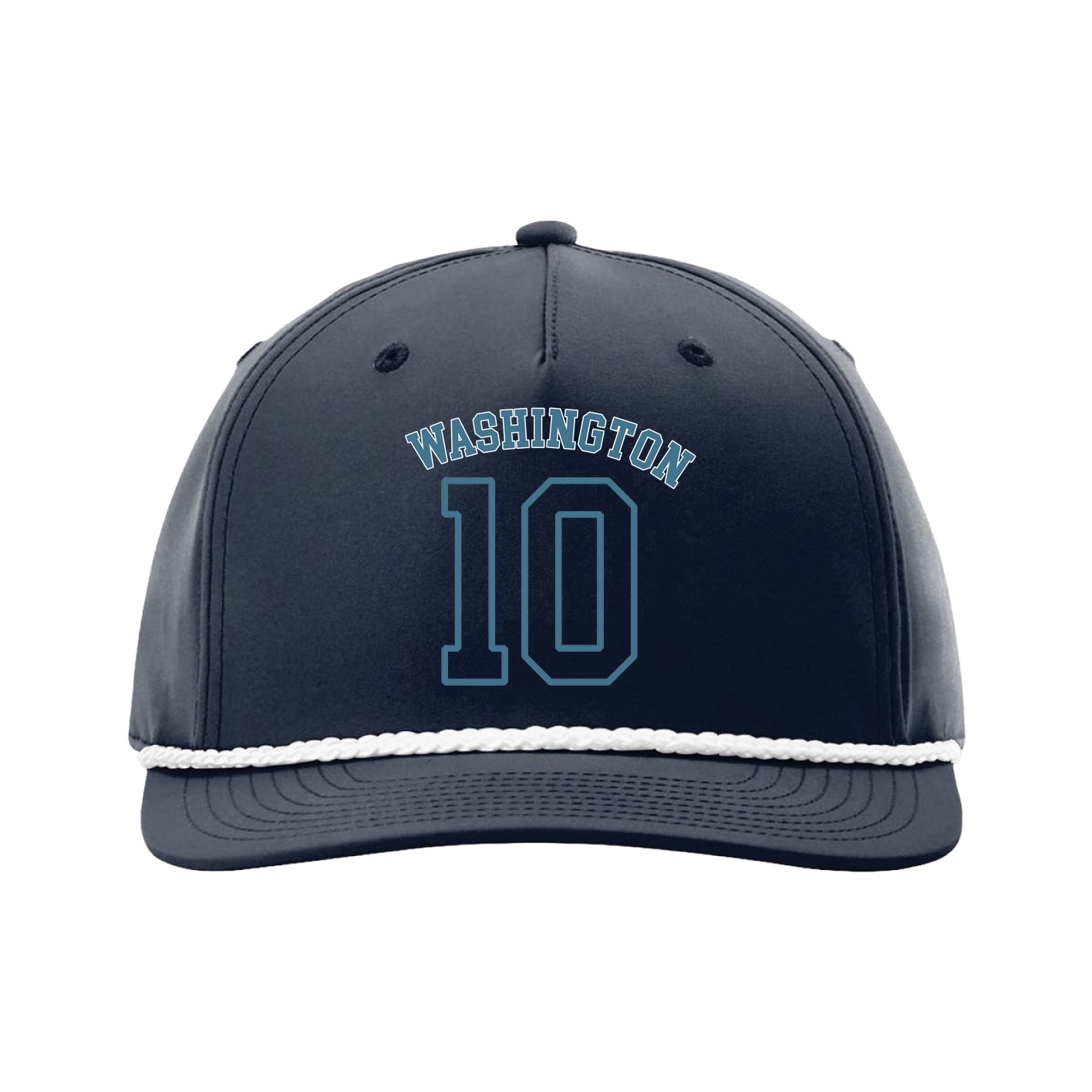 Five-Panel Classic Rope Cap — Shirsey Arch in Navy