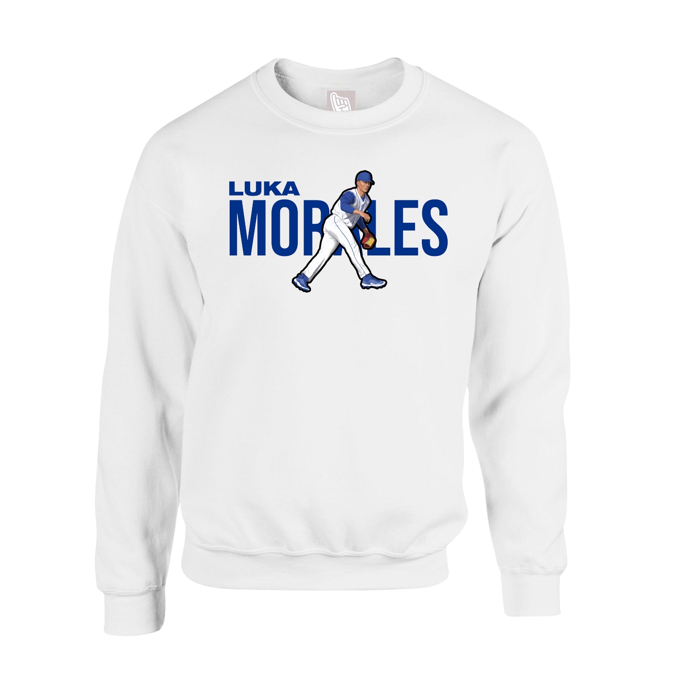Fleece Crew — Player Name in White