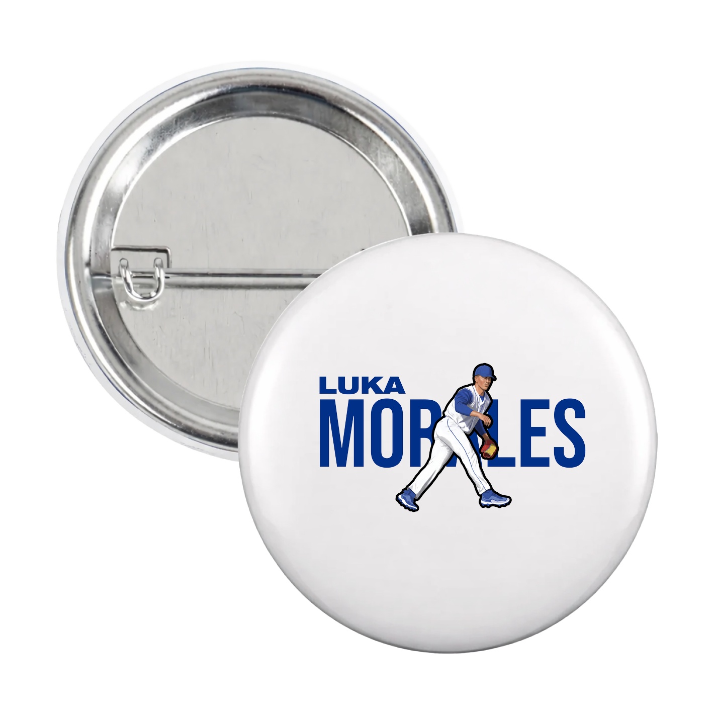 Game Day Button — Player Name in White