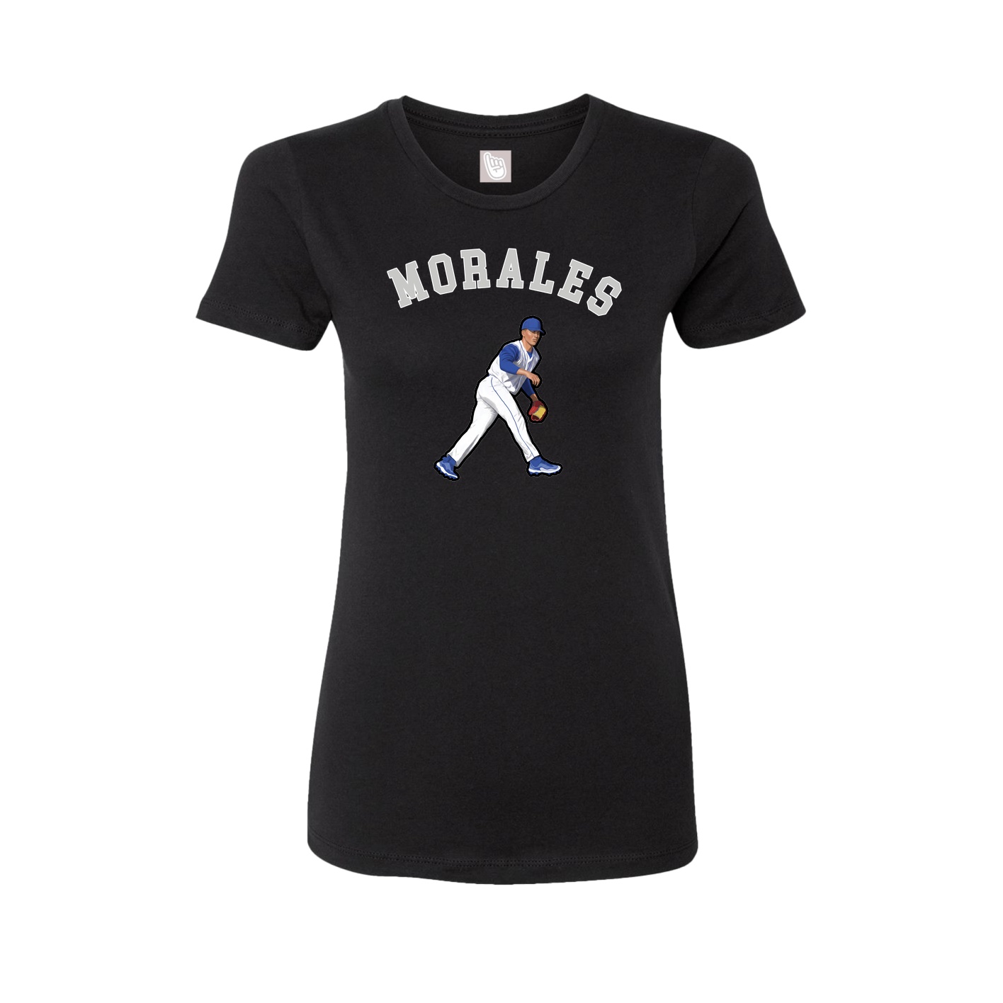 Fitted Women's Tee — Shirsey Arch in Black