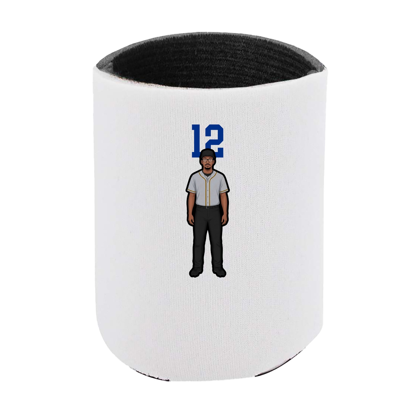 Can Holder — Number Top in White