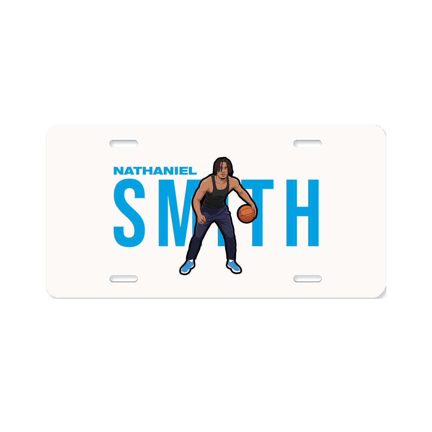 License Plate — Player Name in Classic