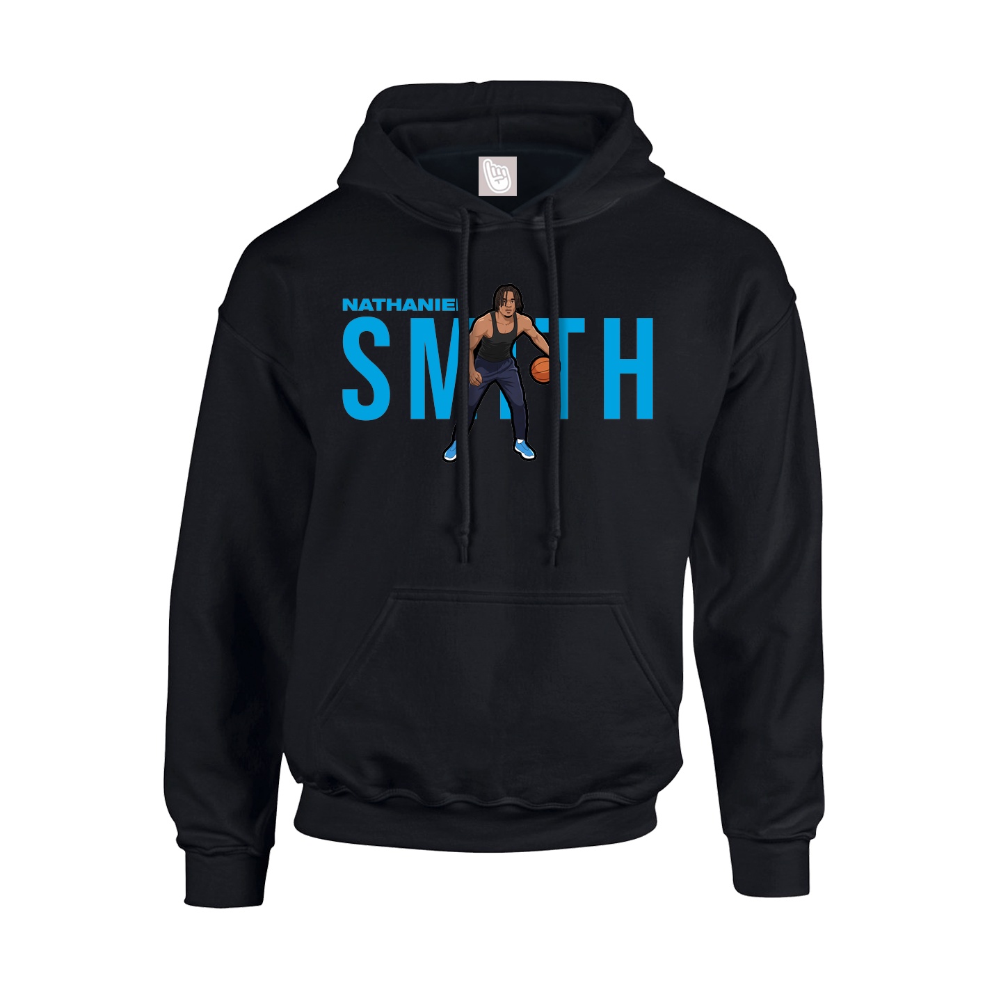 Hoodie — Player Name in Black