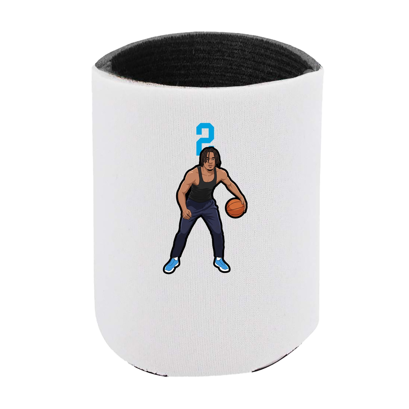Can Holder — Number Top in White