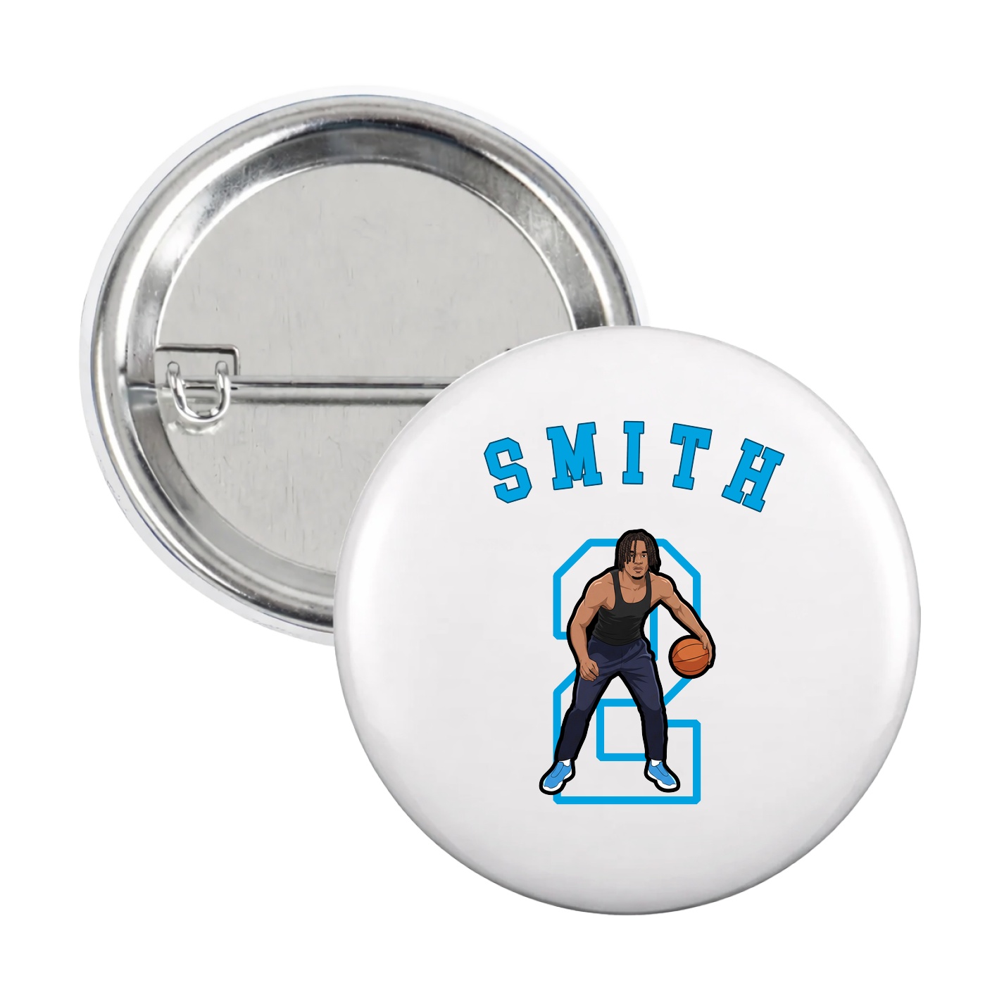 Game Day Button — Shirsey Arch in White