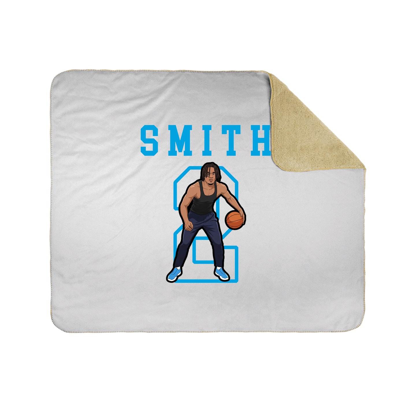 Throw Blanket — Shirsey in White